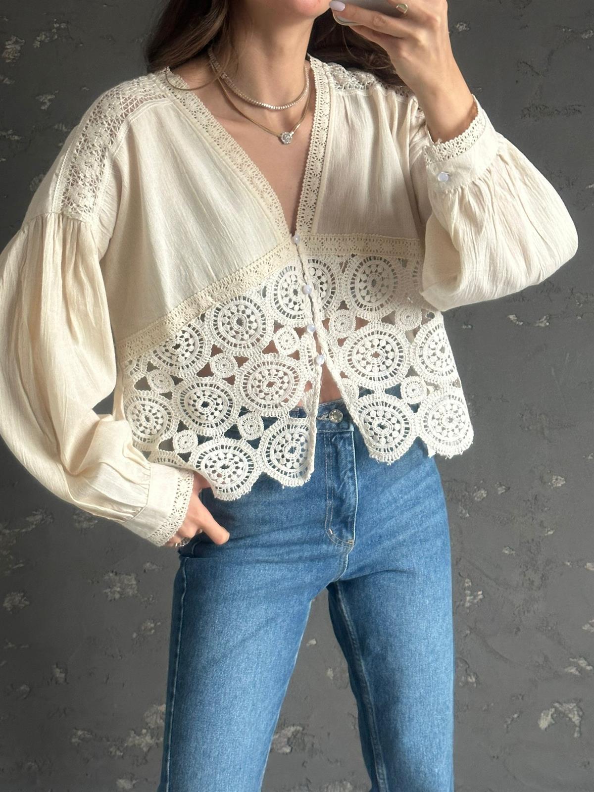 Krem Dantel Bluz