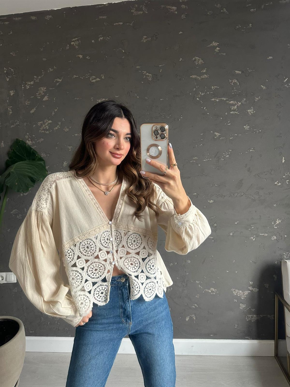 Krem Dantel Bluz