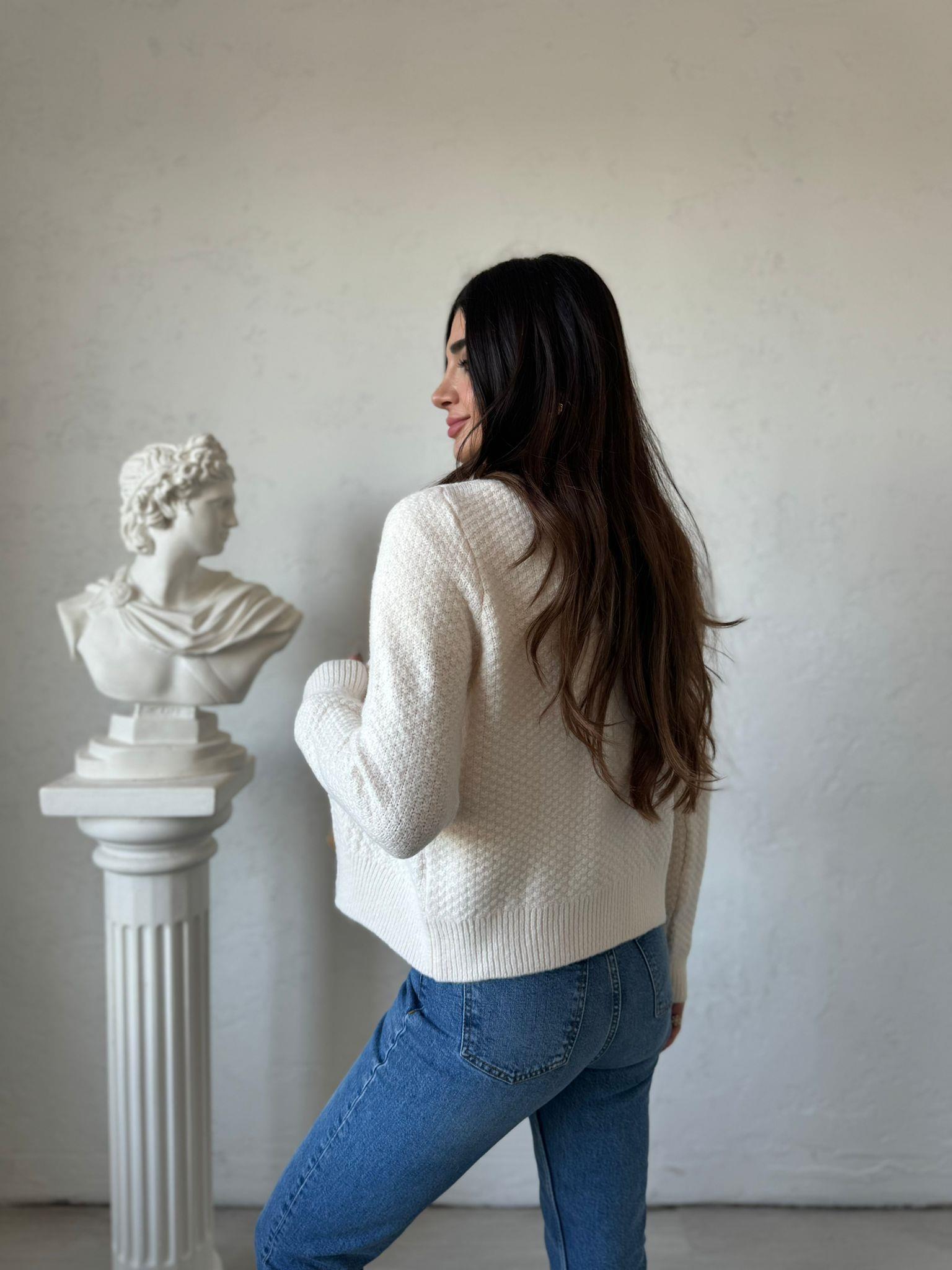Krem Elsa Hırka