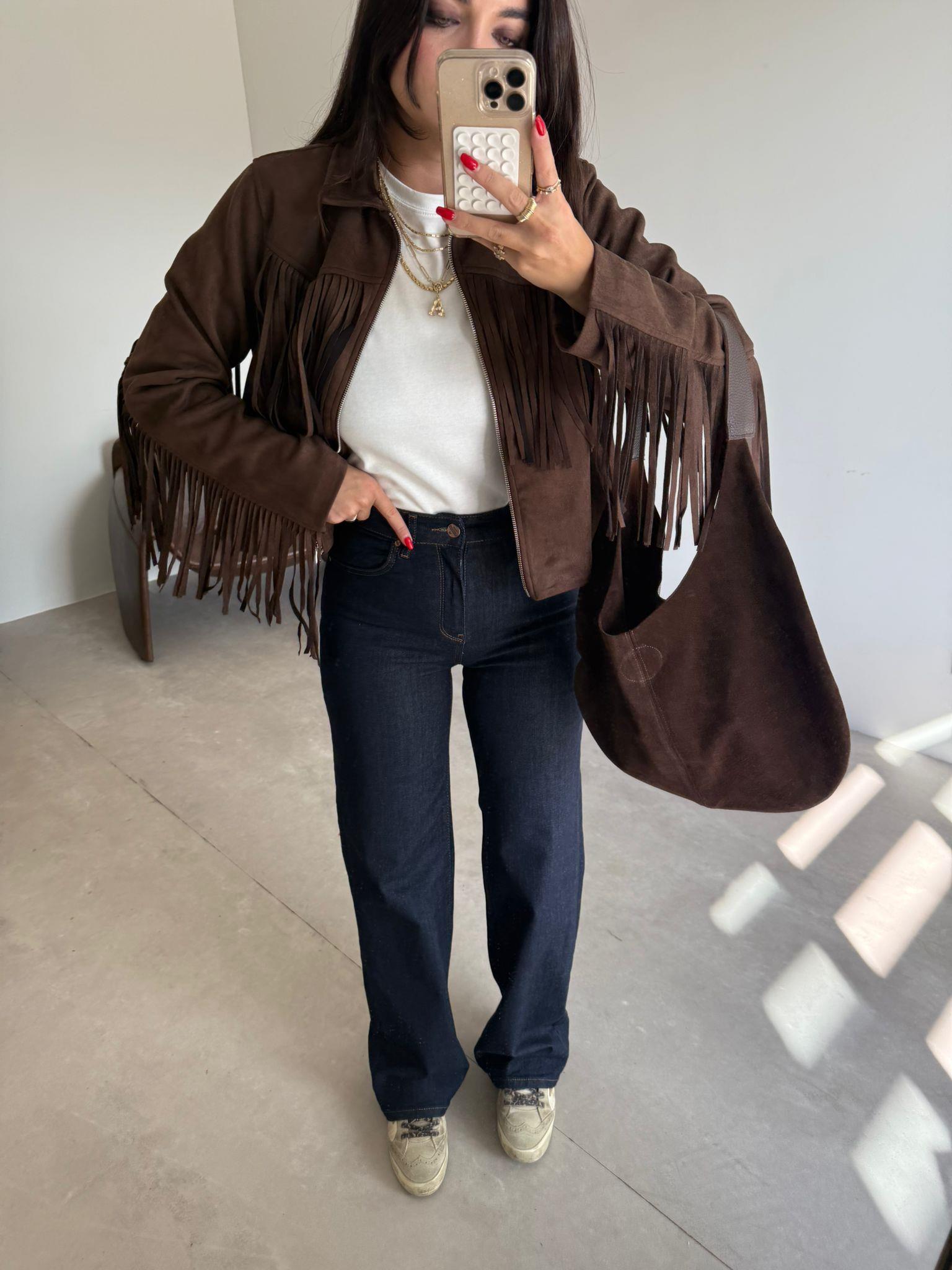 Lacivert Yüksek Bel Straight Big Size Jean