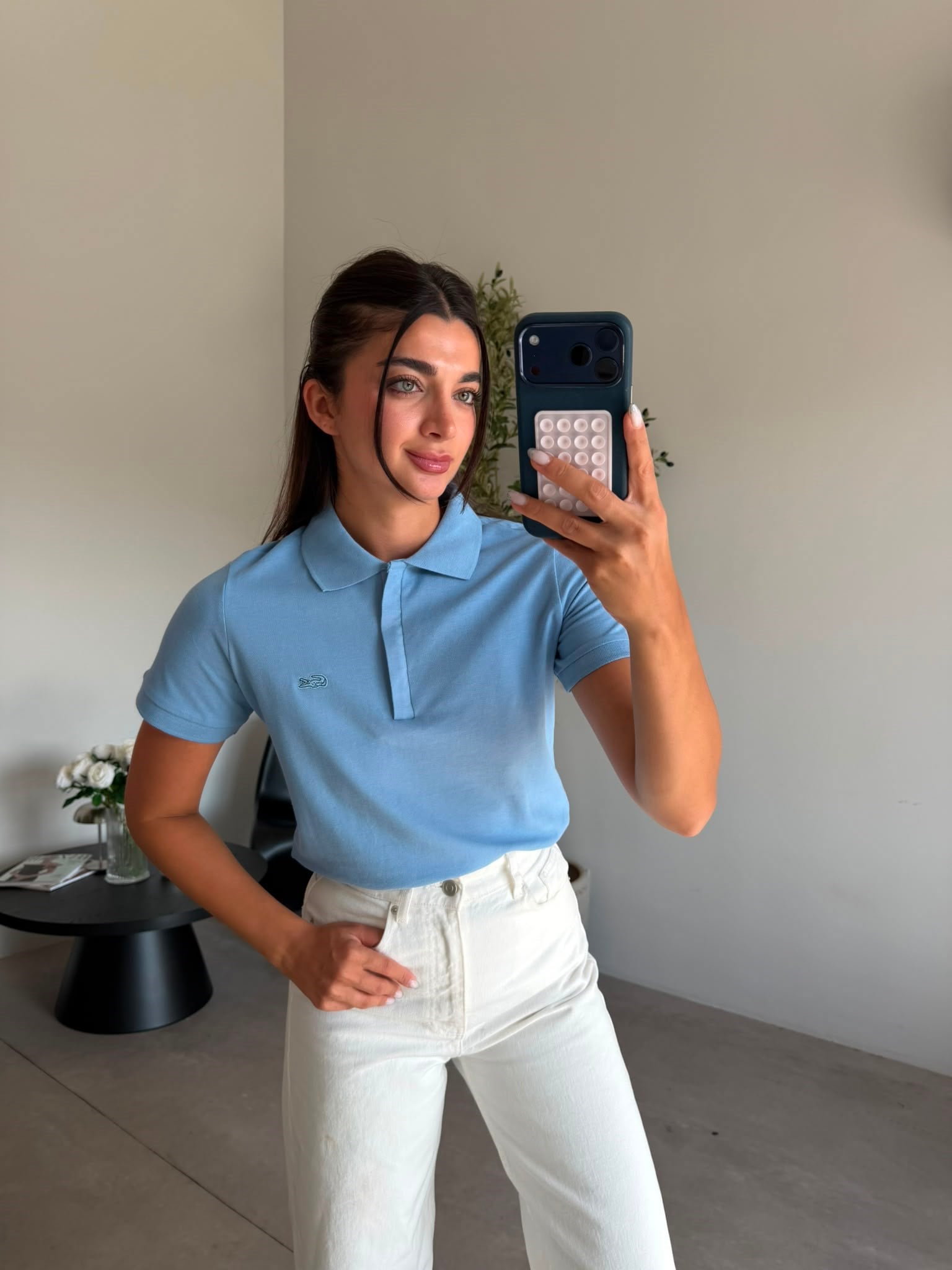 Mavi Polo Yaka Marka Model Tişört