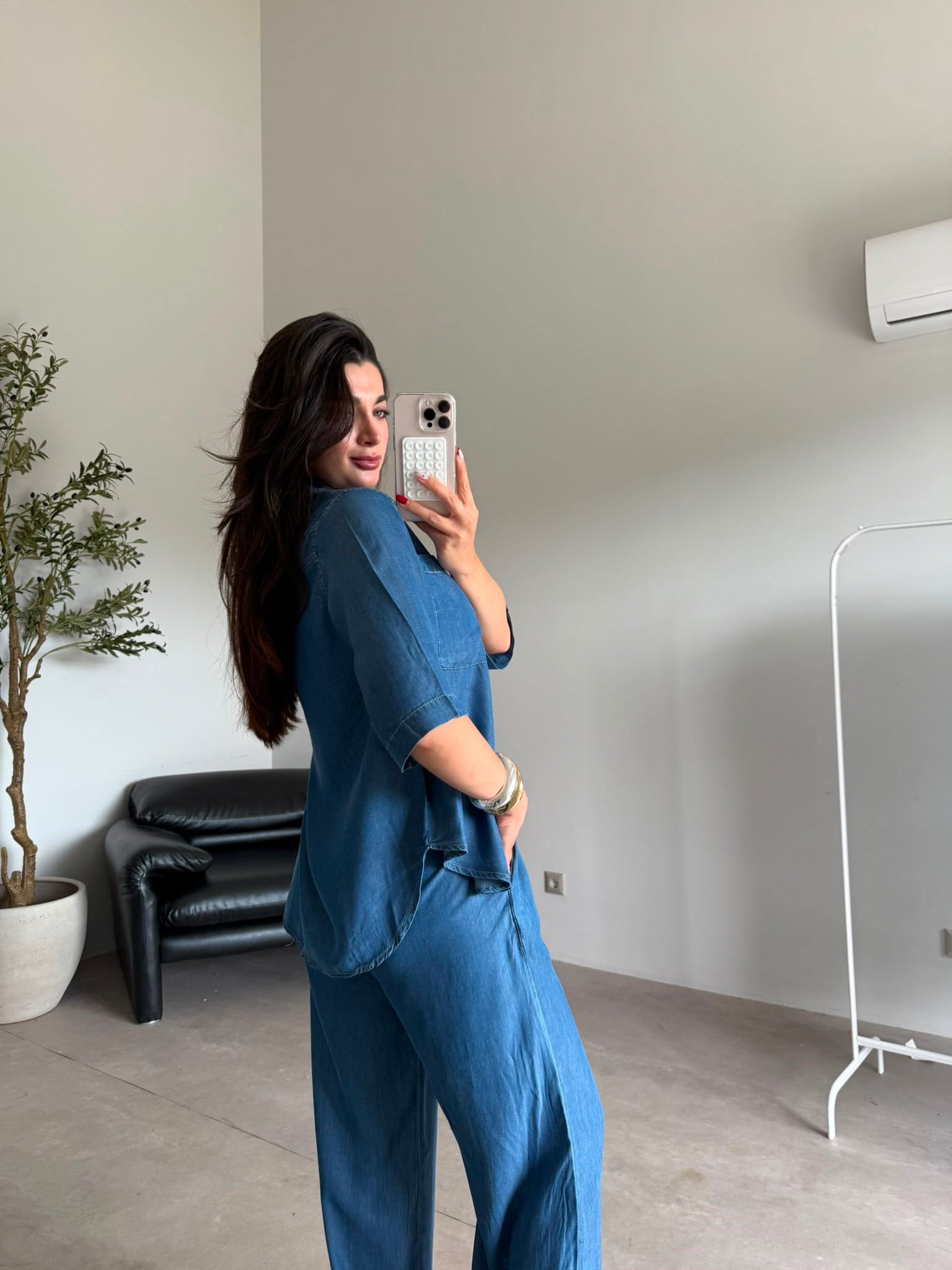 Mavi Yumuşak Dokulu Tensel Takım