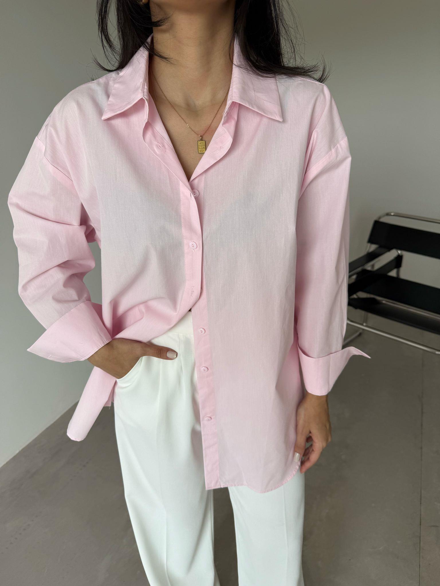 Pembe Basic Bloom Gömlek