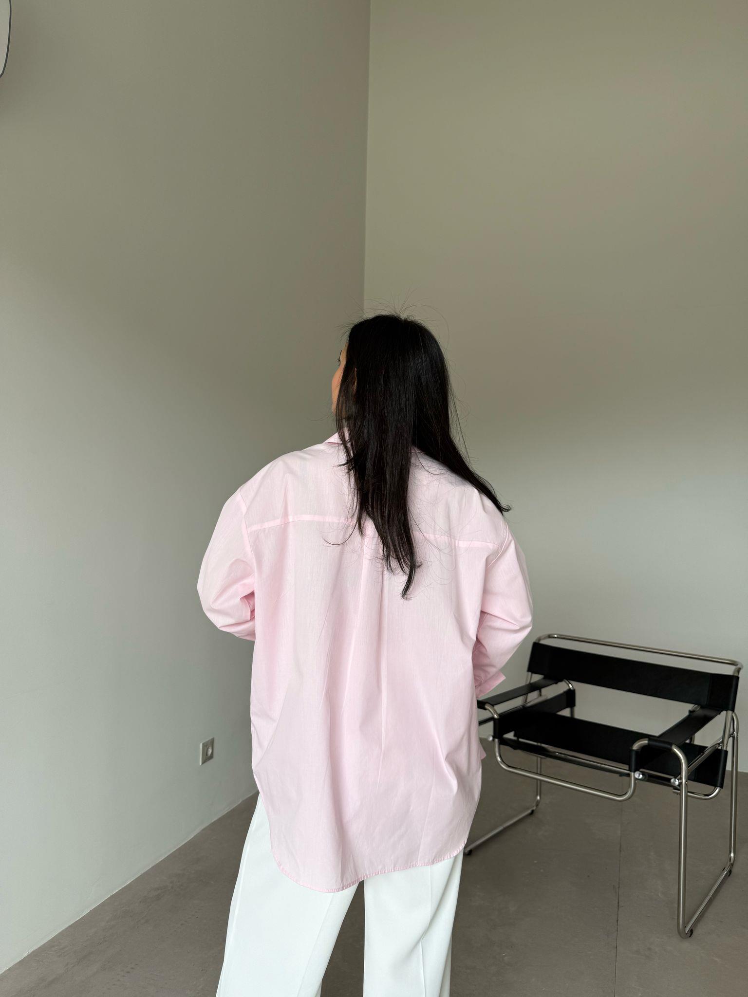 Pembe Basic Bloom Gömlek