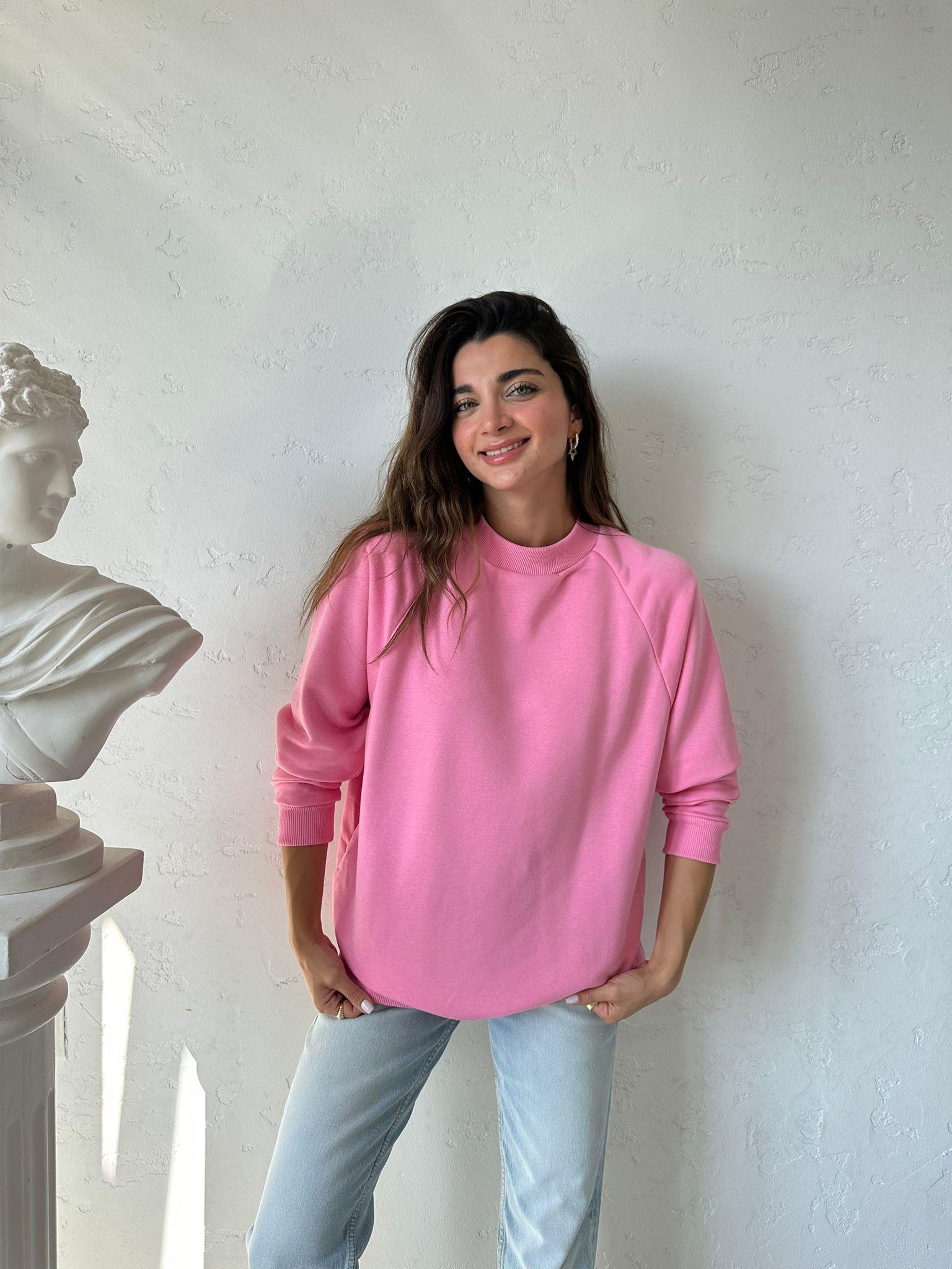 Pembe Basic Sweat