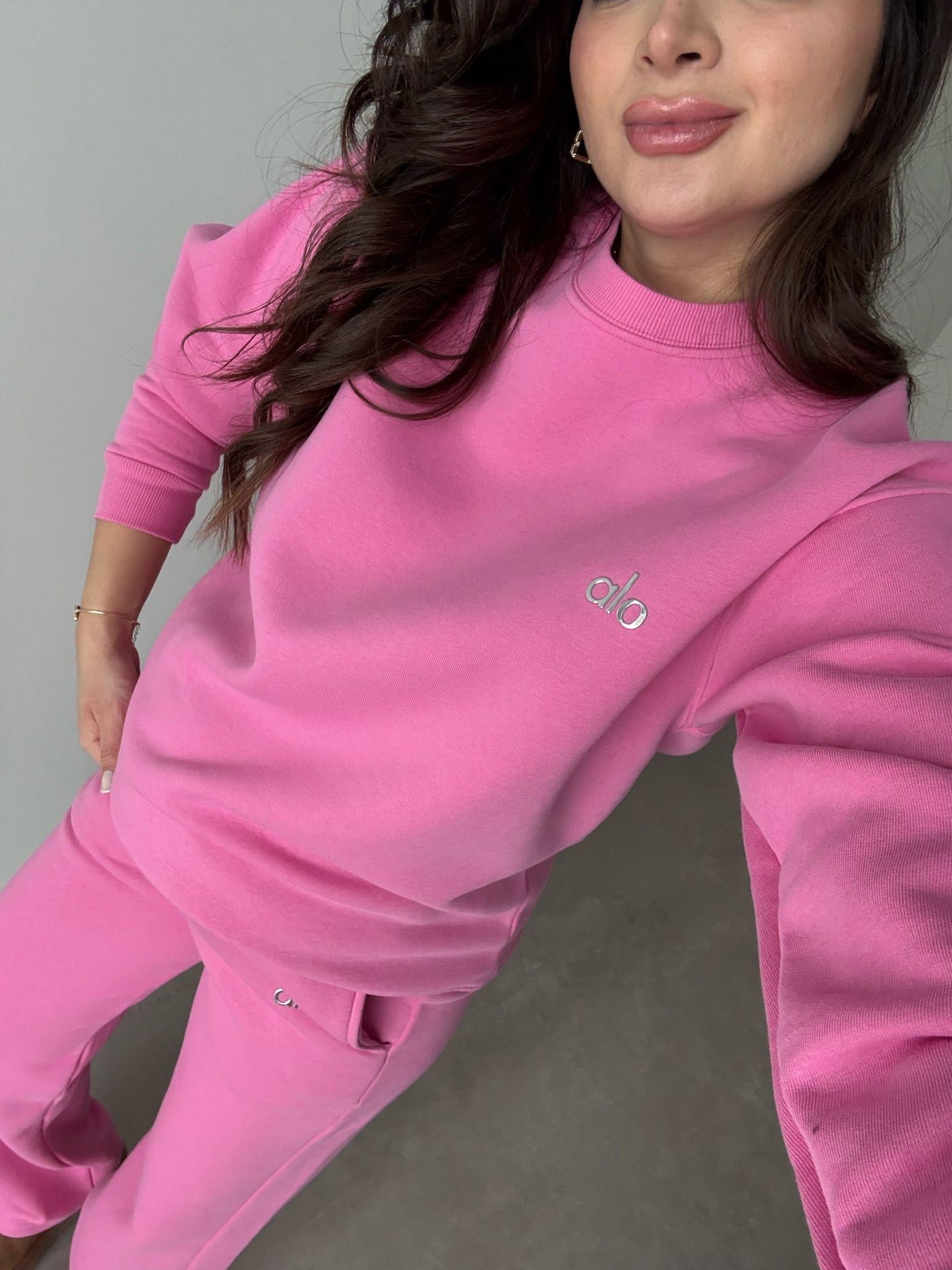 Pembe Bisiklet Yaka Orj Marka Eşofman Takımı