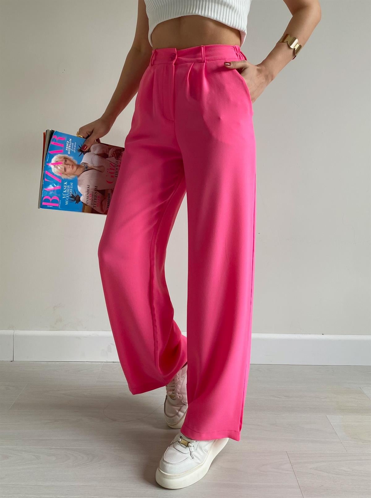 Pembe Bright Palazzo Pantolon