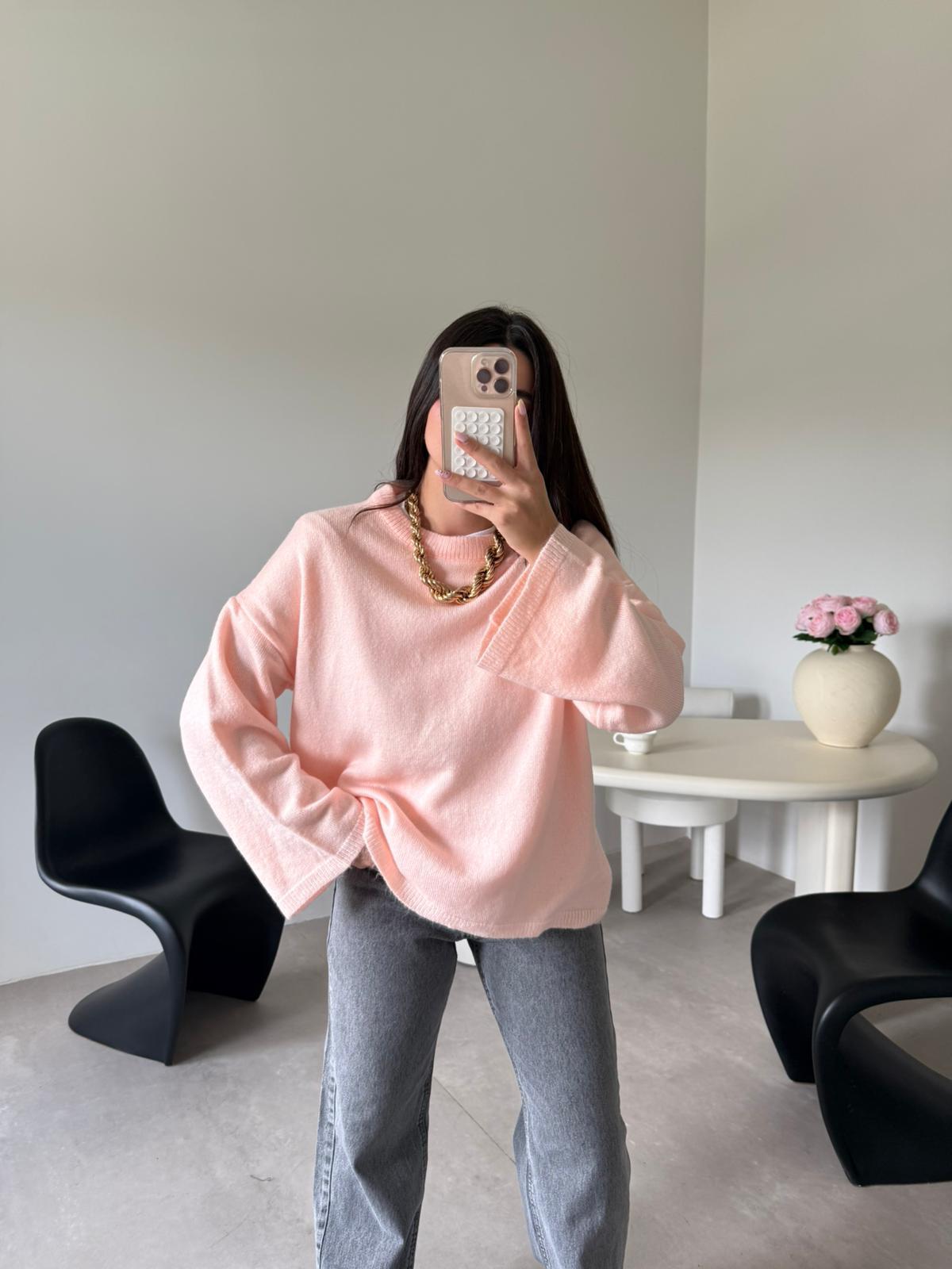 Pudra Yumuşacık Pinterest Kazak