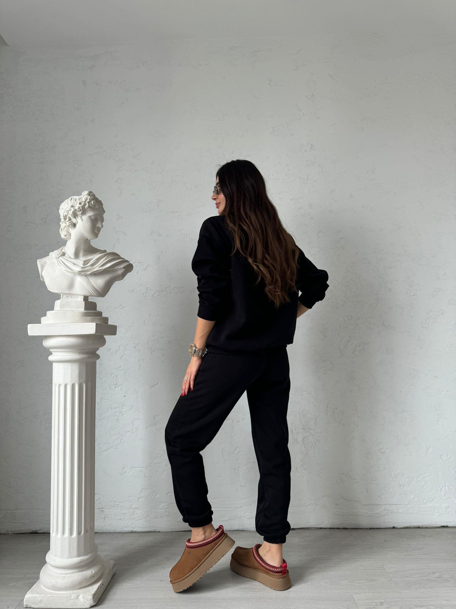 Siyah Basic Eşofman Takımı