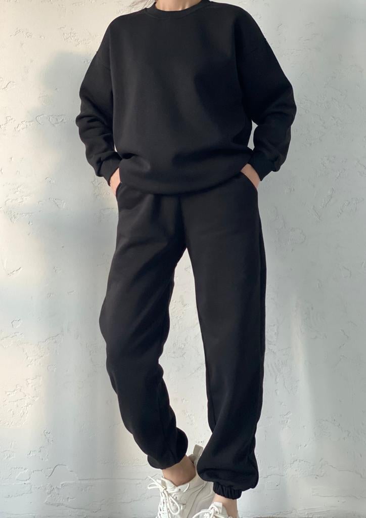 Siyah Basic Eşofman Takımı