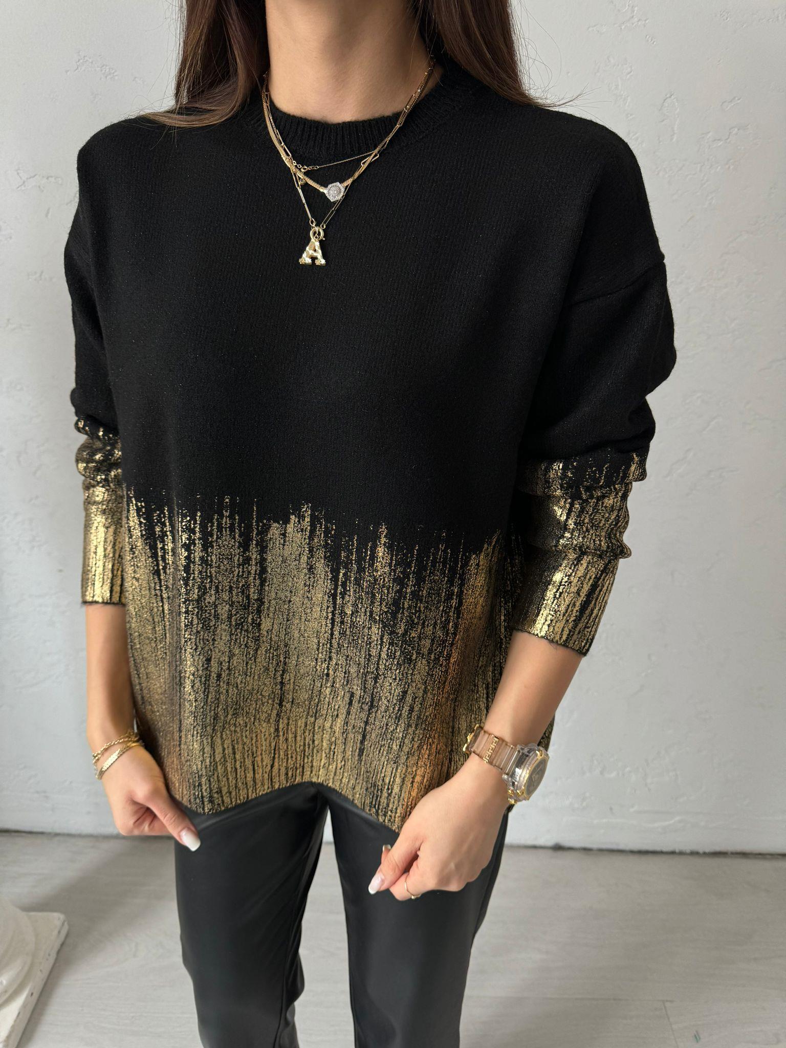 Siyah Gold Mumlu Kazak