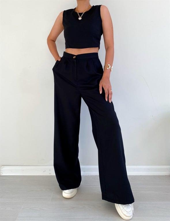 Siyah Honey Pantolon