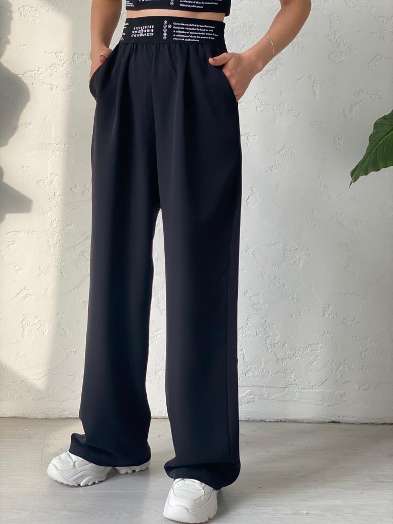 Siyah Javed Crop Takım