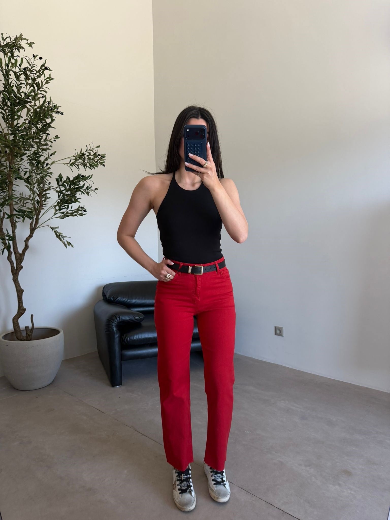 Siyah Sırt Dekolteli Fitilli Bodysuit
