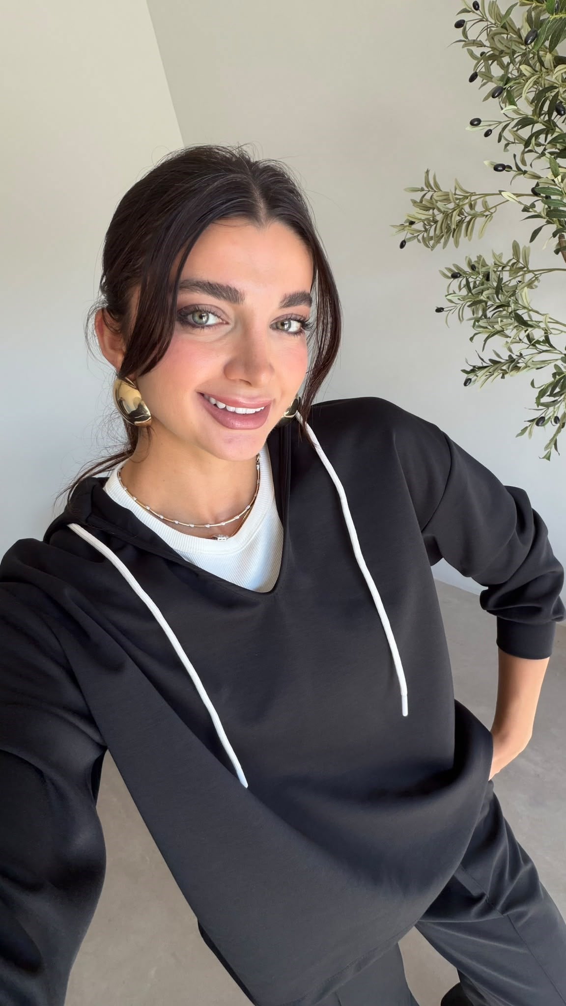 Siyah Üçlü Biyeli Takım