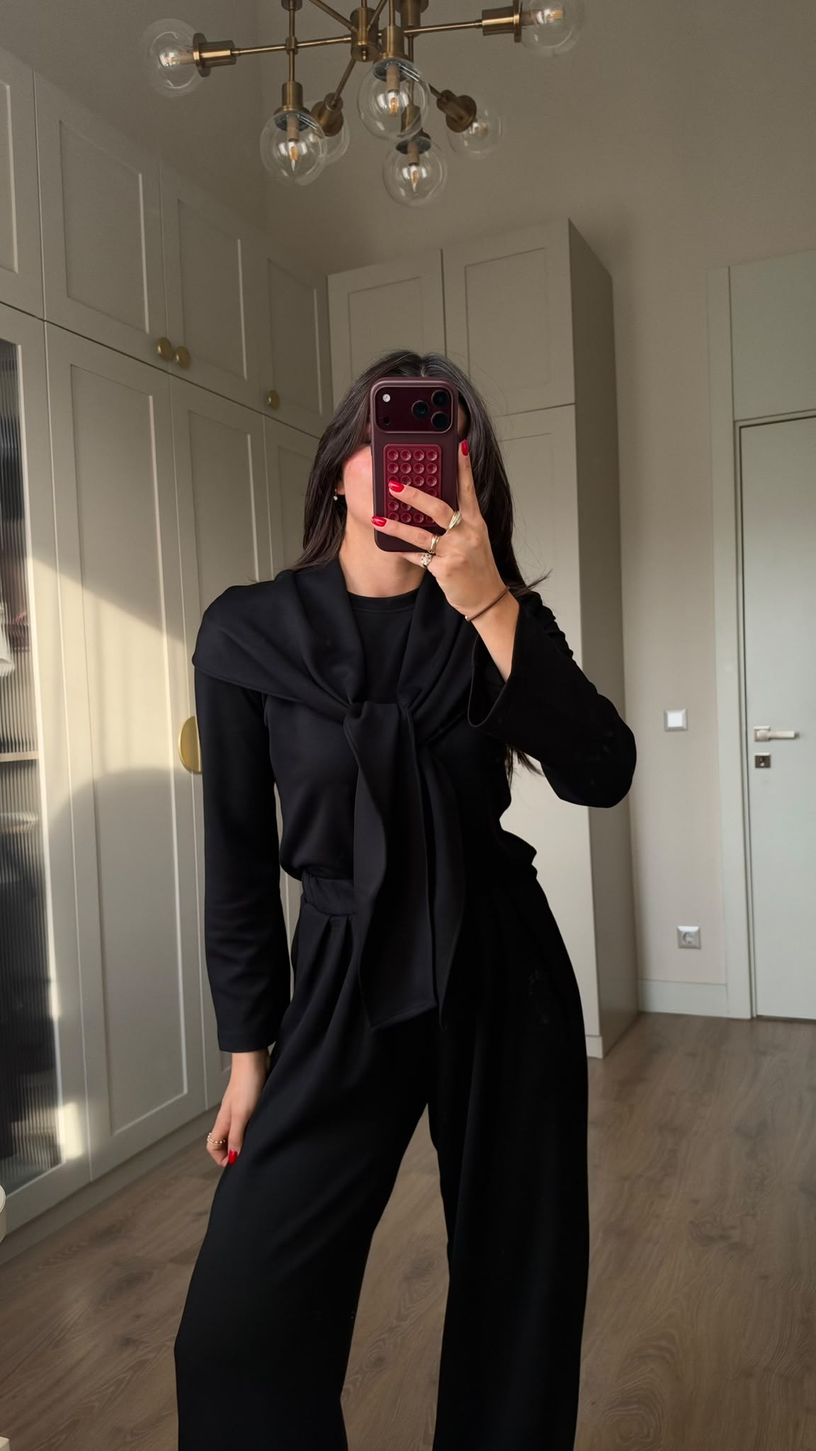 Siyah Vatkalı Üçlü Modal Takım