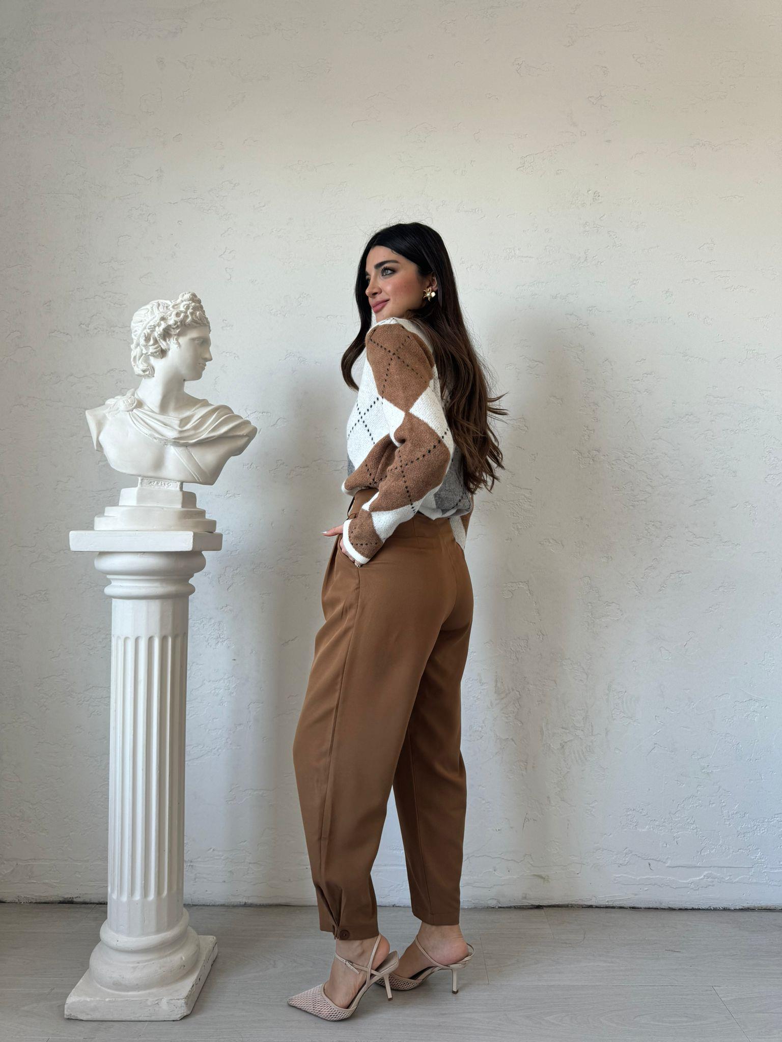 Taba Cep Detaylı Pantolon