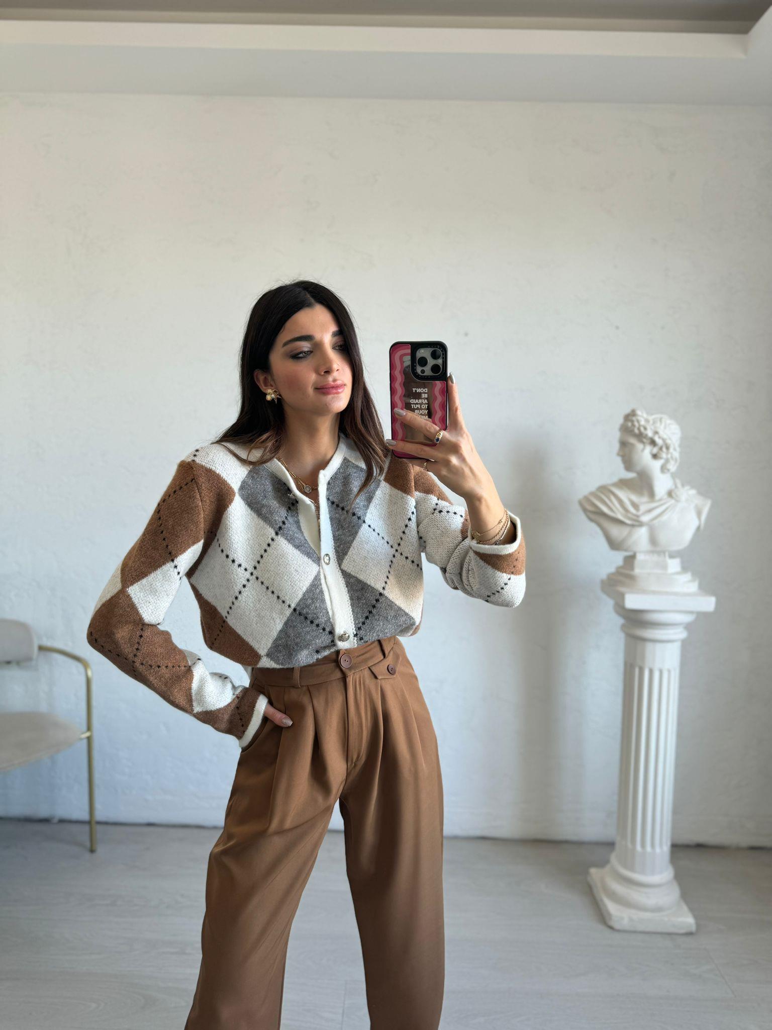 Taba Cep Detaylı Pantolon