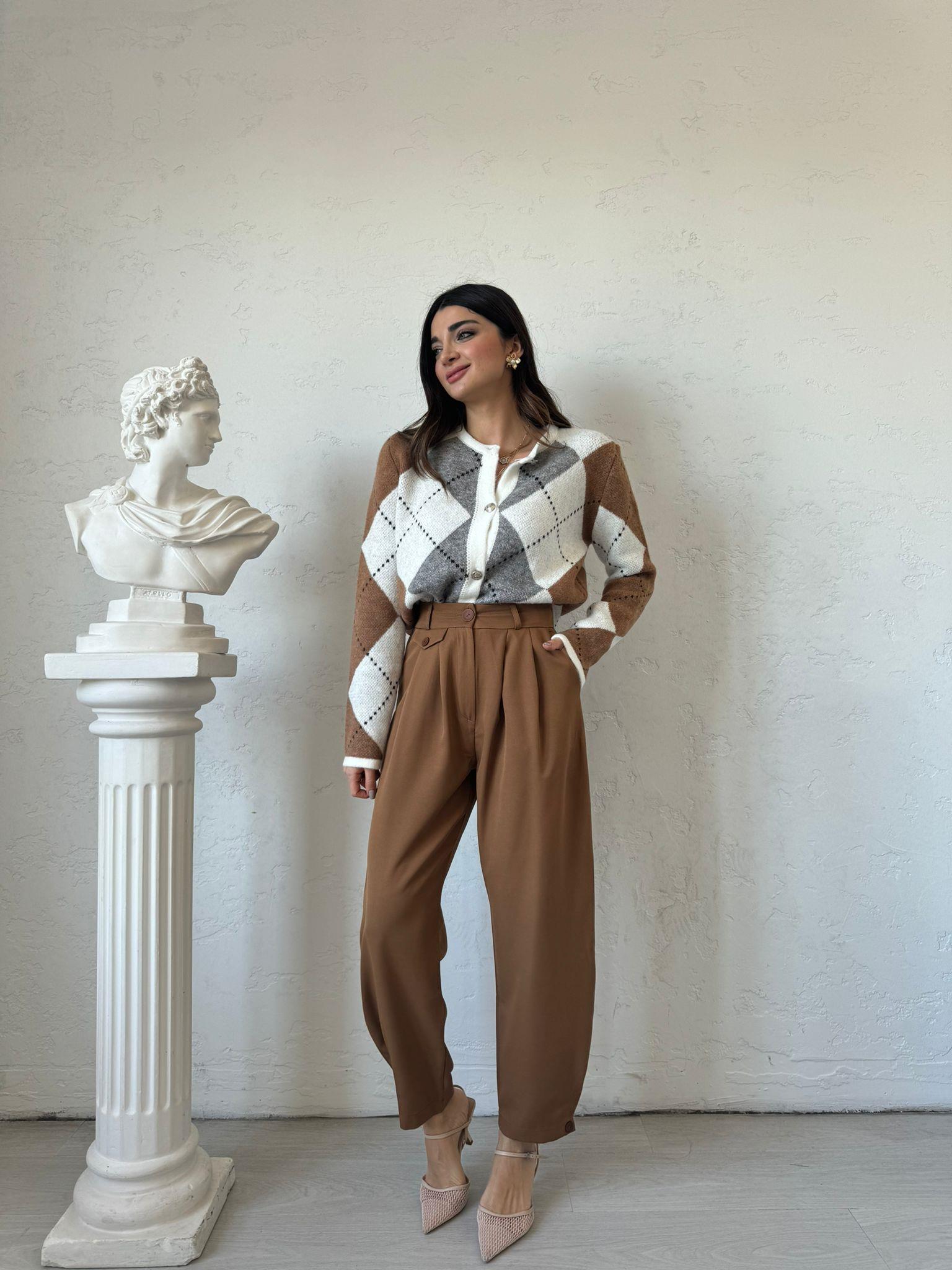 Taba Cep Detaylı Pantolon