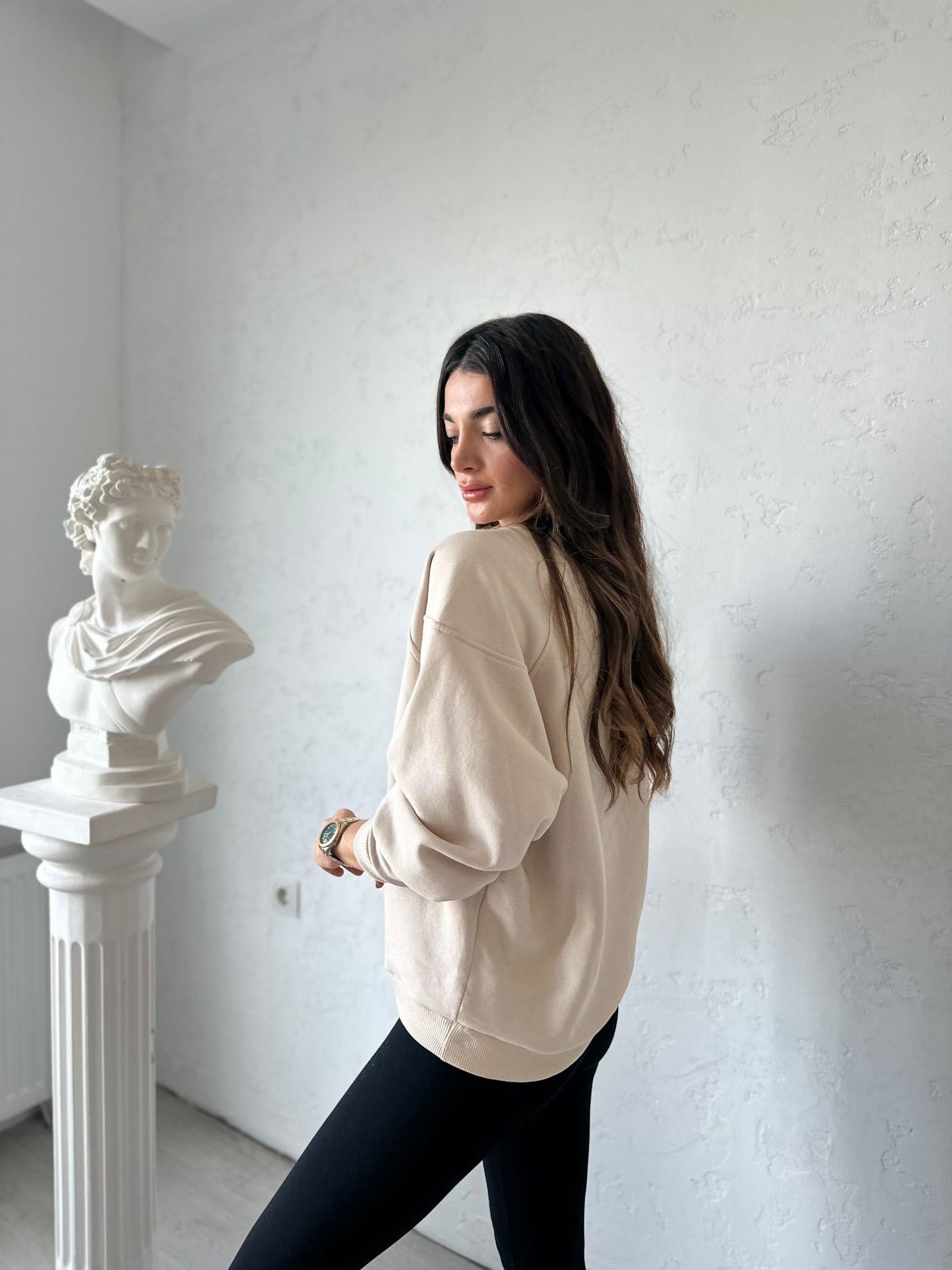 Taş Rengi Majestic Sweat