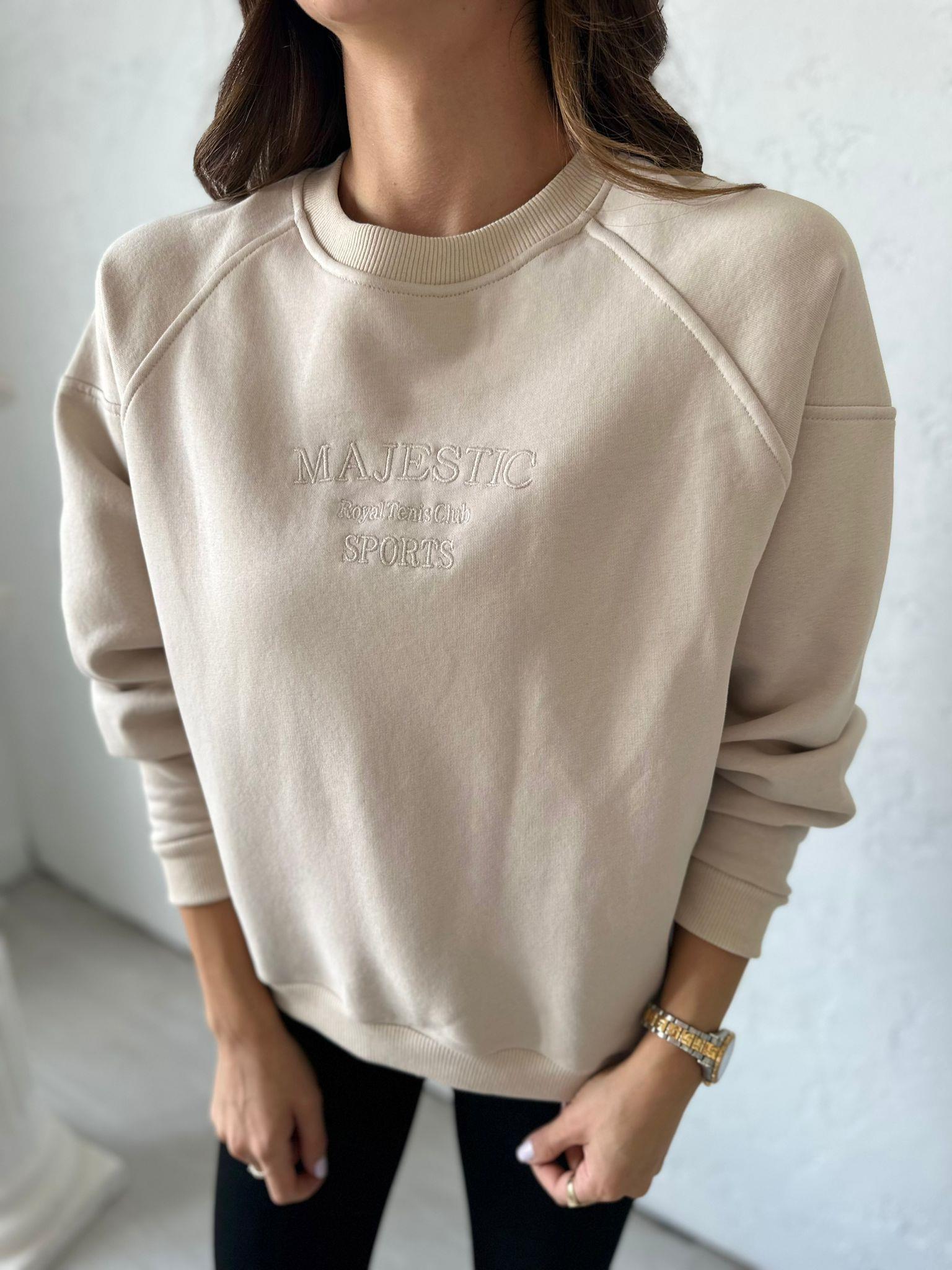 Taş Rengi Majestic Sweat