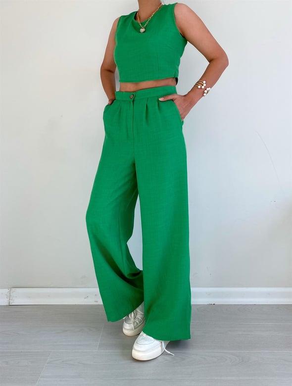 Yeşil Honey Pantolon