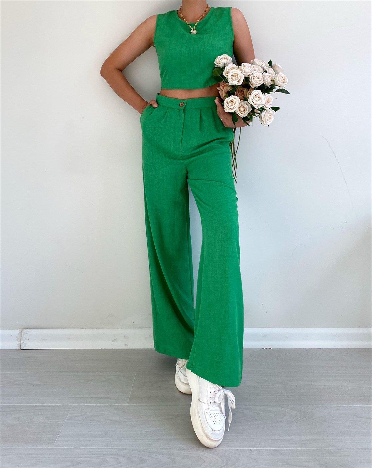 Yeşil Honey Pantolon