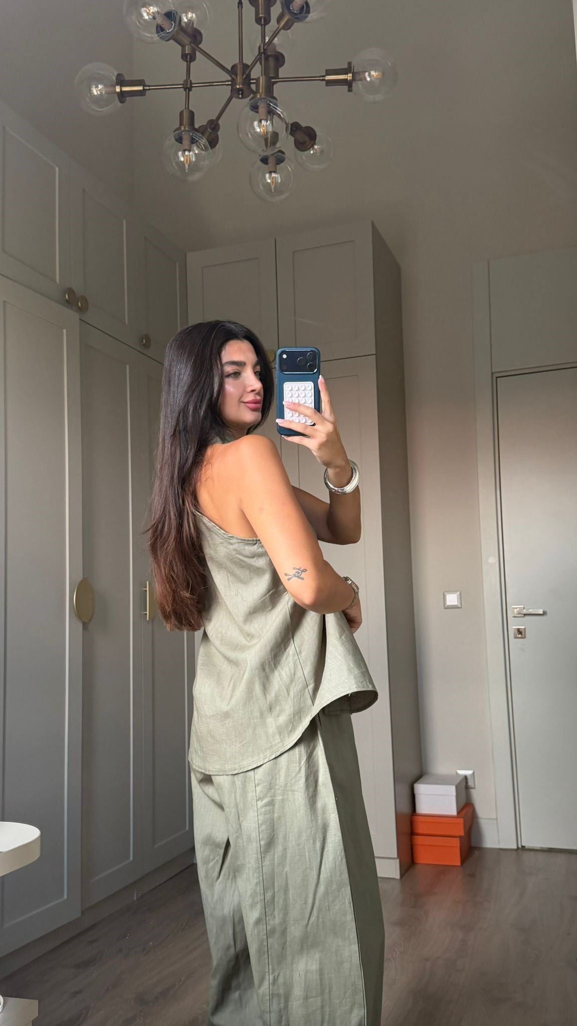 Yeşil Yelekli Pantolon Takım