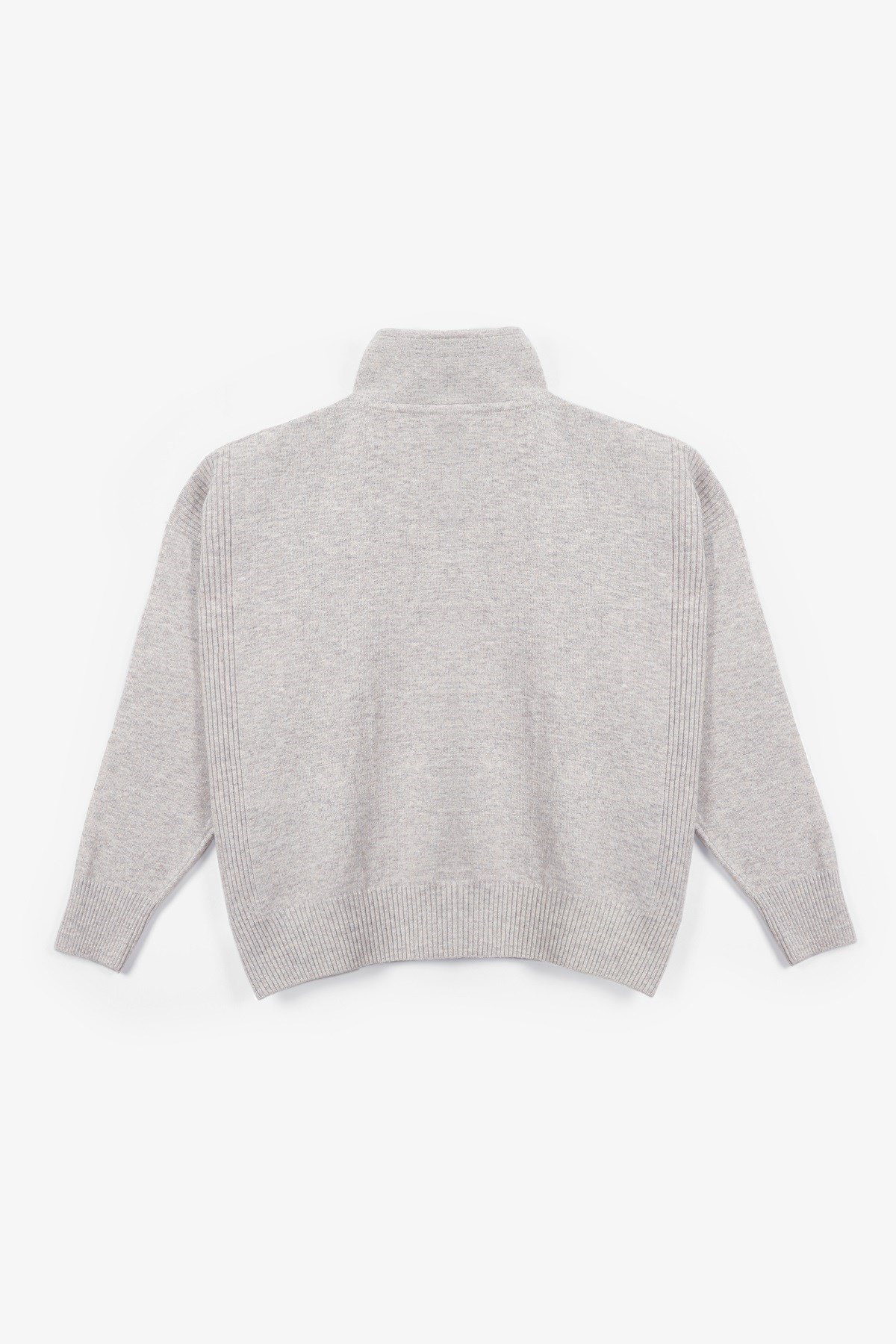 Ferraro A.Bej Fermuarlı Kaşmirli Kadın Triko Kazak