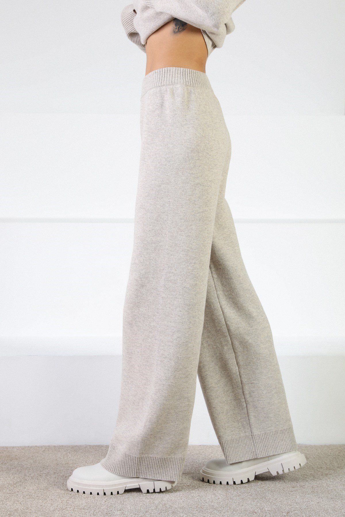 Ferraro A.Bej Kaşmirli Kadın Triko Pantolon