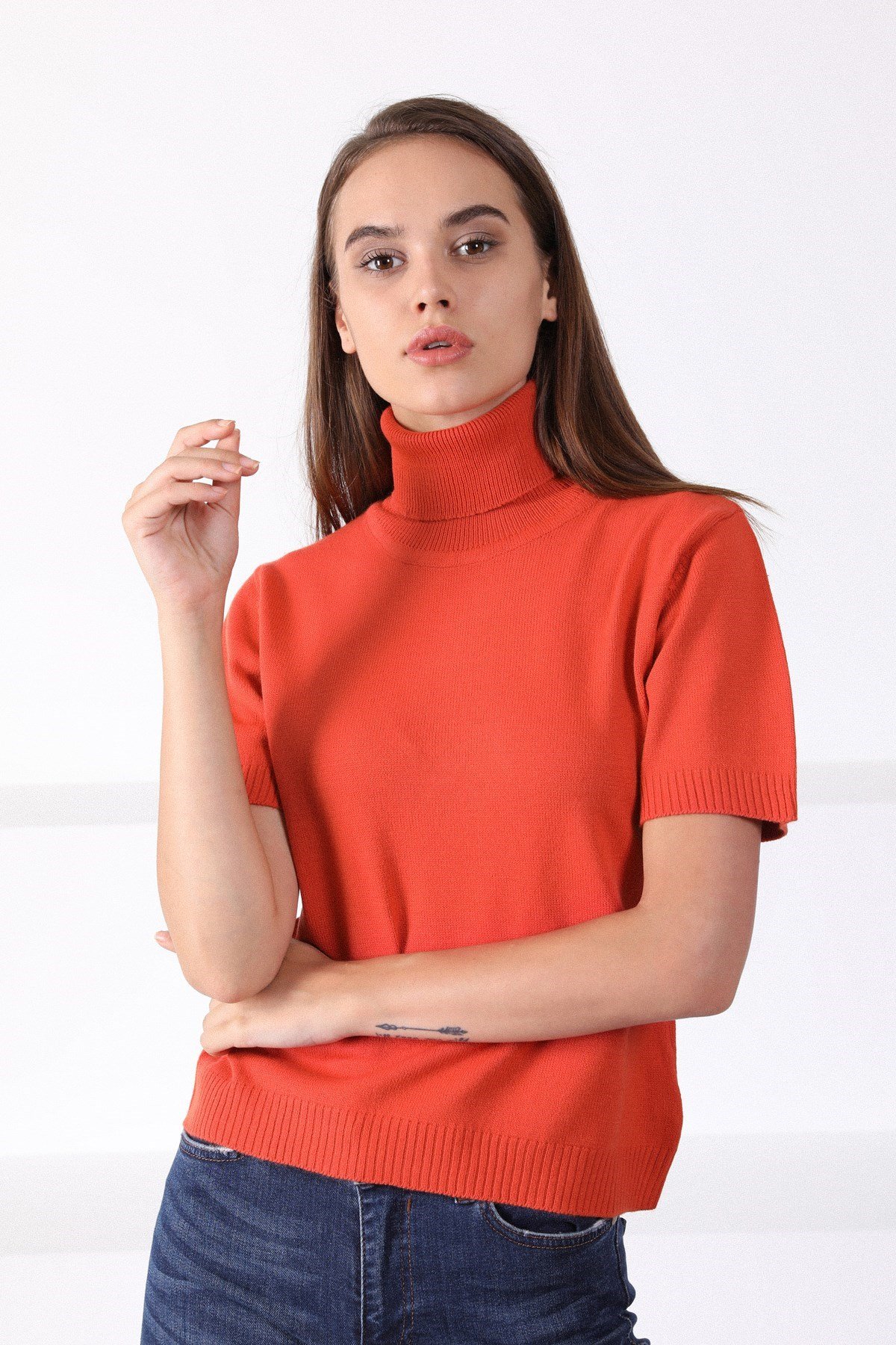 Ferraro A.Brandy Balıkçı Yaka Kadın Triko Kazak