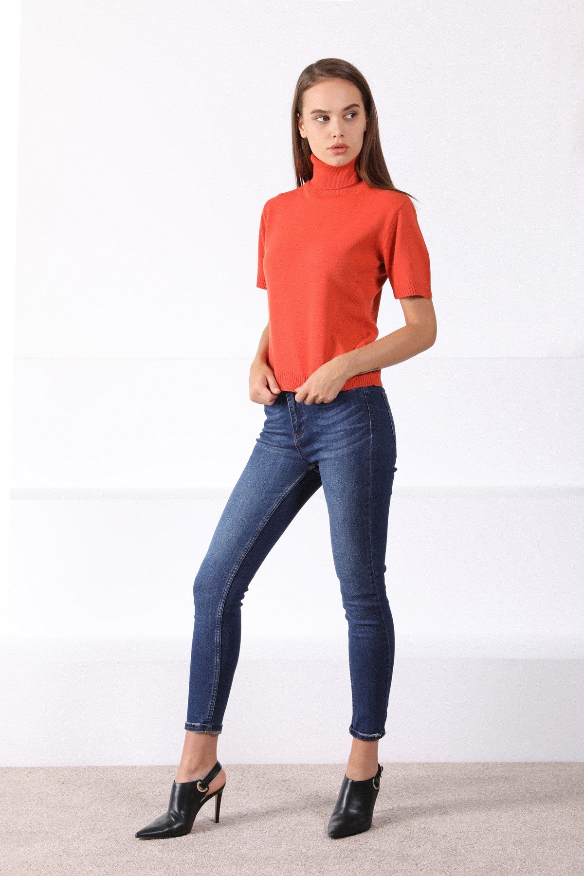 Ferraro A.Brandy Balıkçı Yaka Kadın Triko Kazak