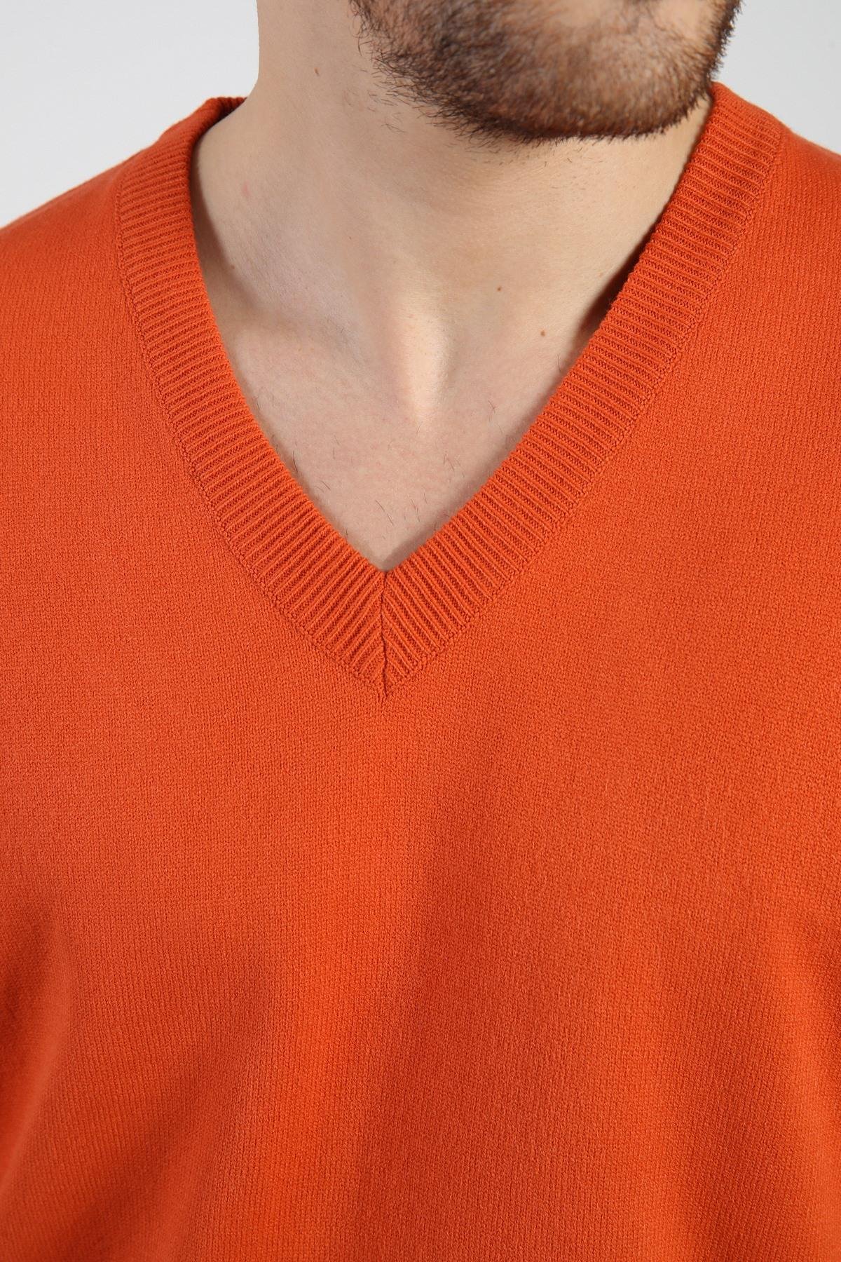 Ferraro A.Brandy V Yaka Erkek Uzun Kollu Triko Kazak