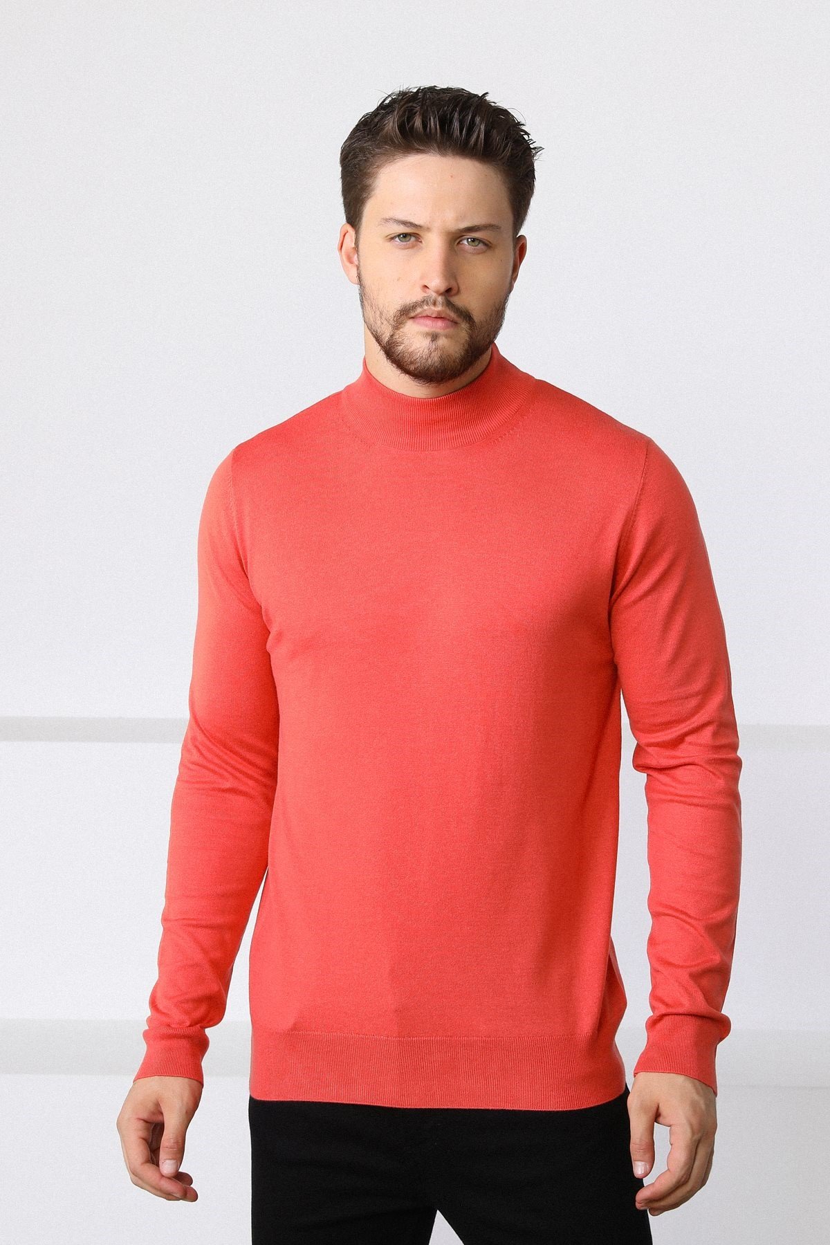 Ferraro A.Brandy Yarım Balıkçı Yaka Erkek Triko Kazak