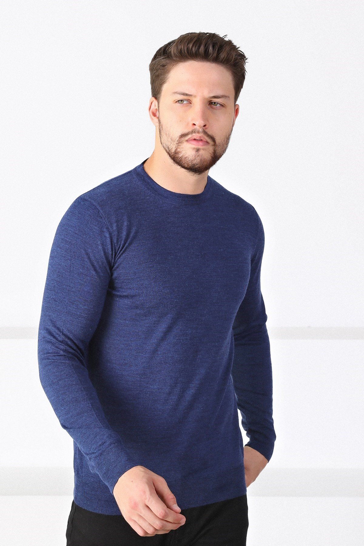 Ferraro A.Laci Bisiklet Yaka Erkek Triko Kazak