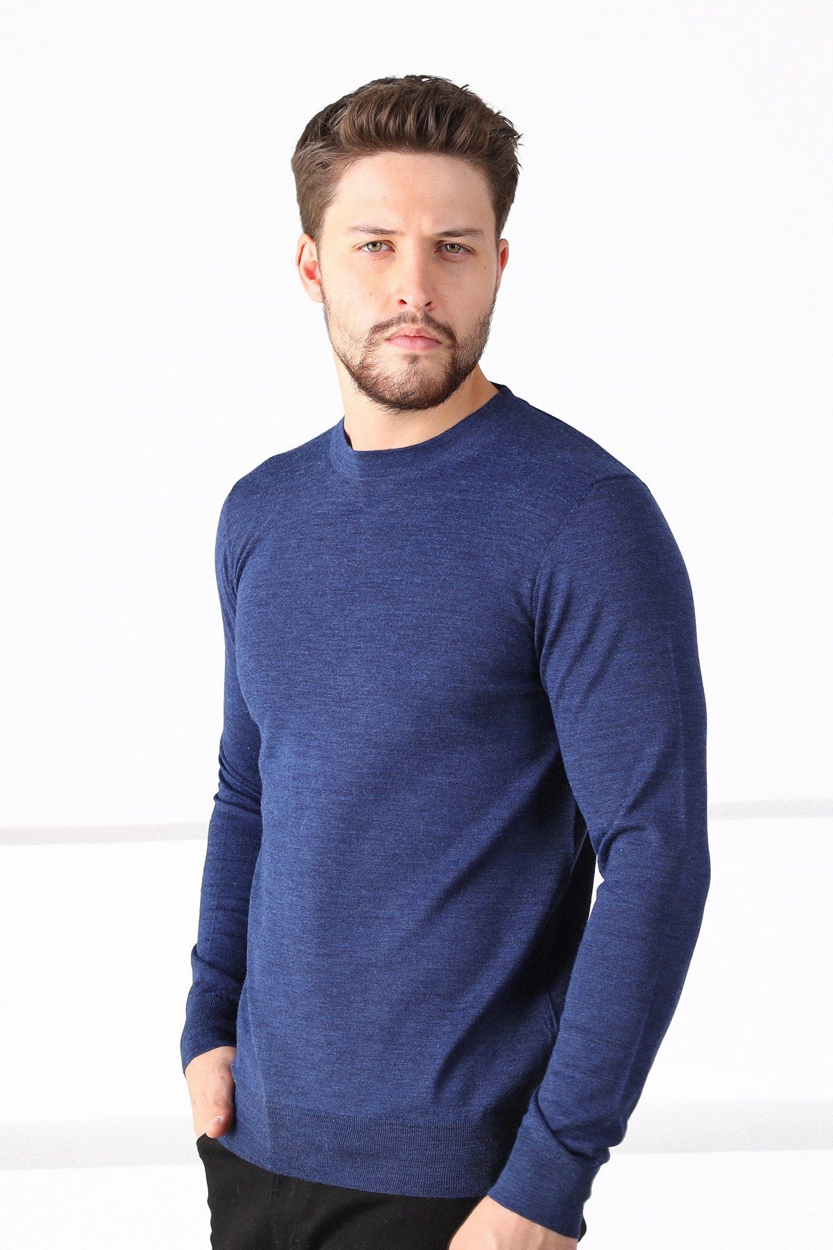 Ferraro A.Laci Bisiklet Yaka Erkek Triko Kazak