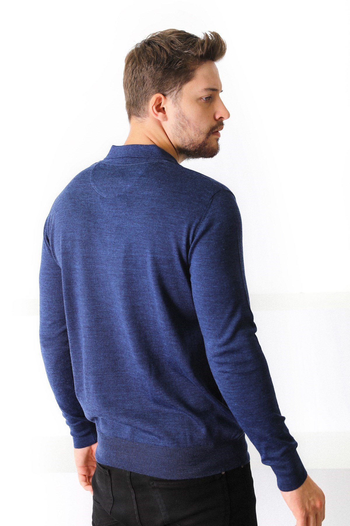 Ferraro A.Laci Polo Yaka Erkek Triko Kazak