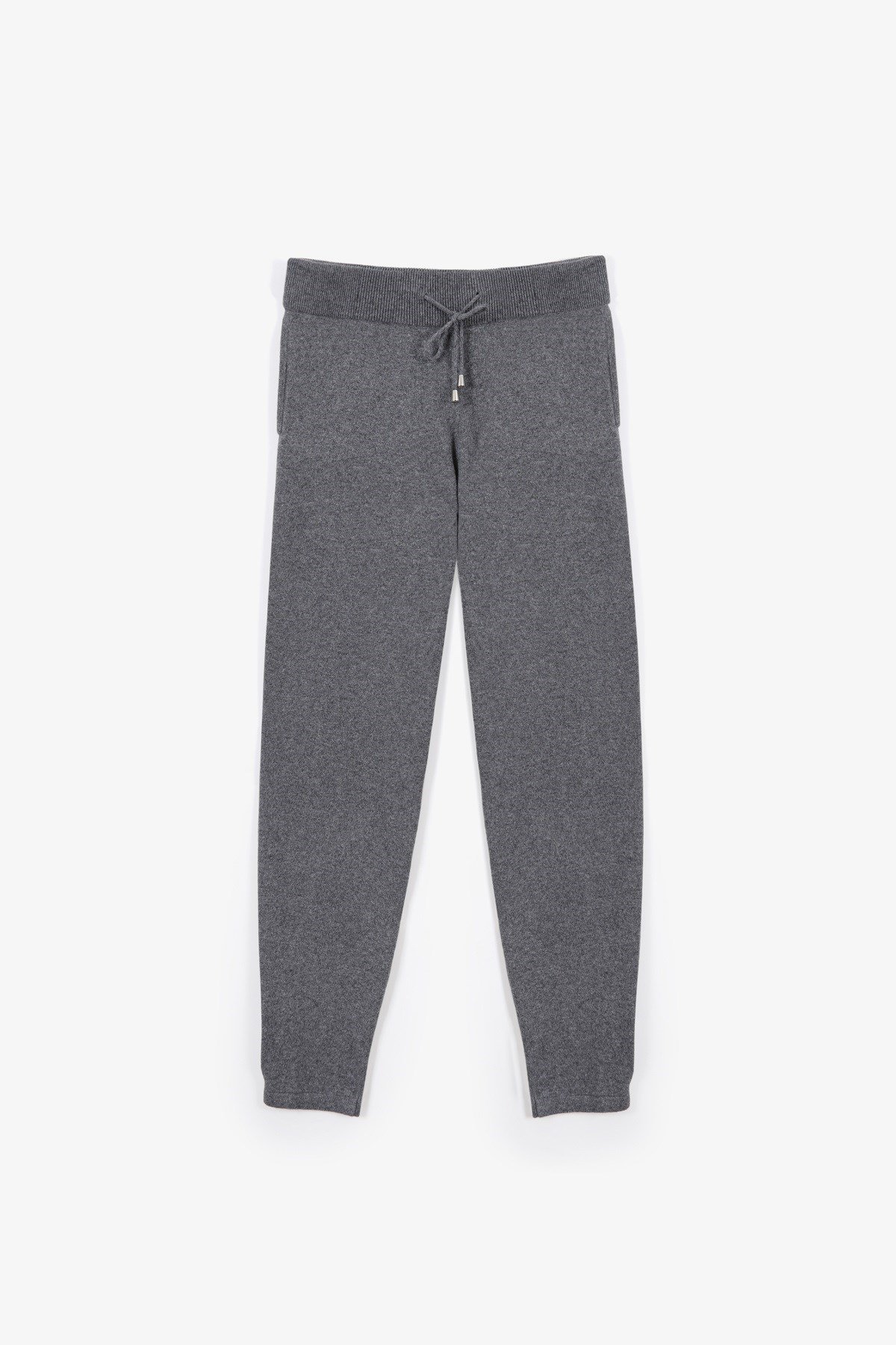 Ferraro Antrasit Cepli Kaşmirli Kadın Triko Pantolon