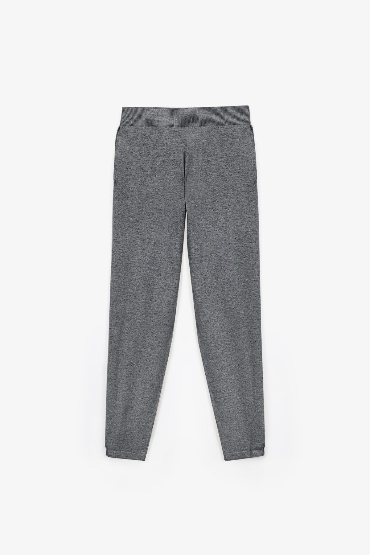 Ferraro Antrasit Cepli Kaşmirli Kadın Triko Pantolon