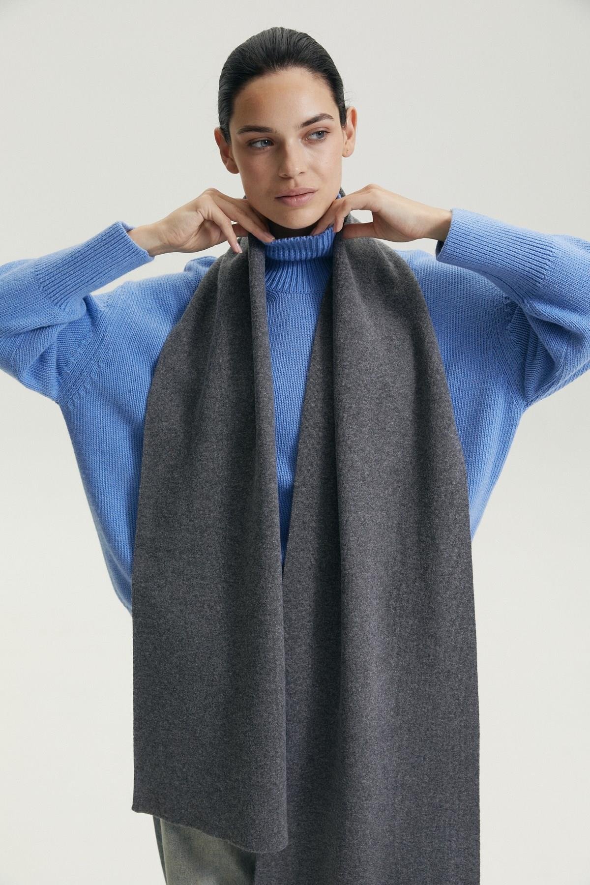 Ferraro Antrasit Kadın Atkı