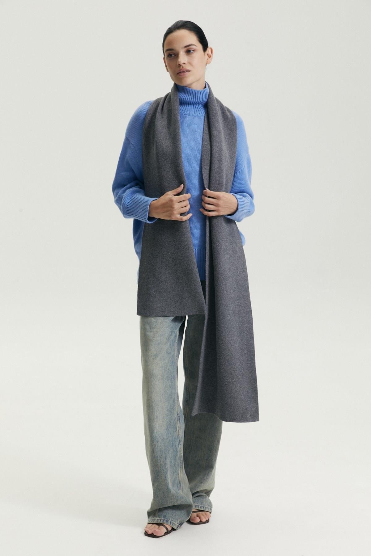 Ferraro Antrasit Kadın Atkı