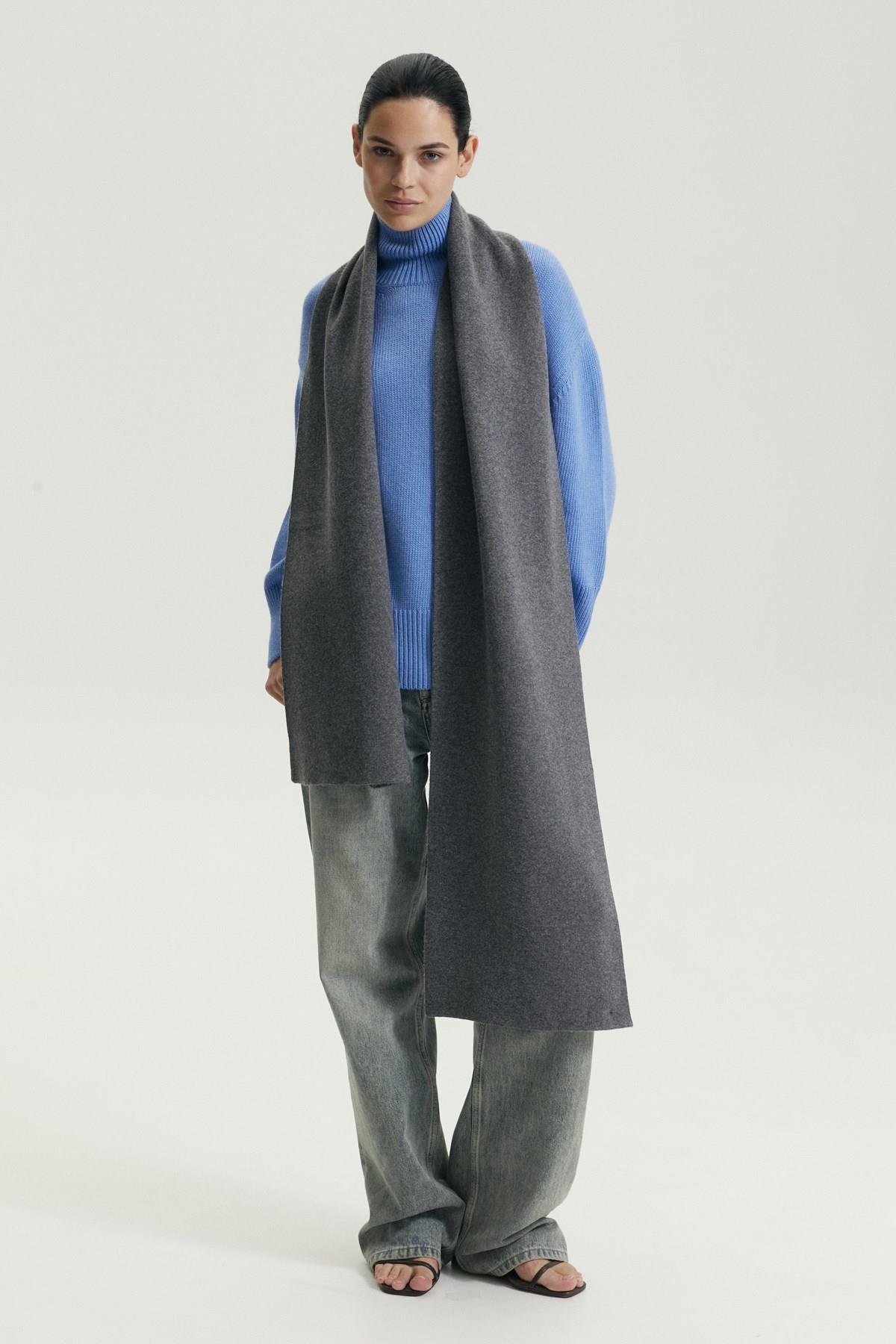 Ferraro Antrasit Kadın Atkı