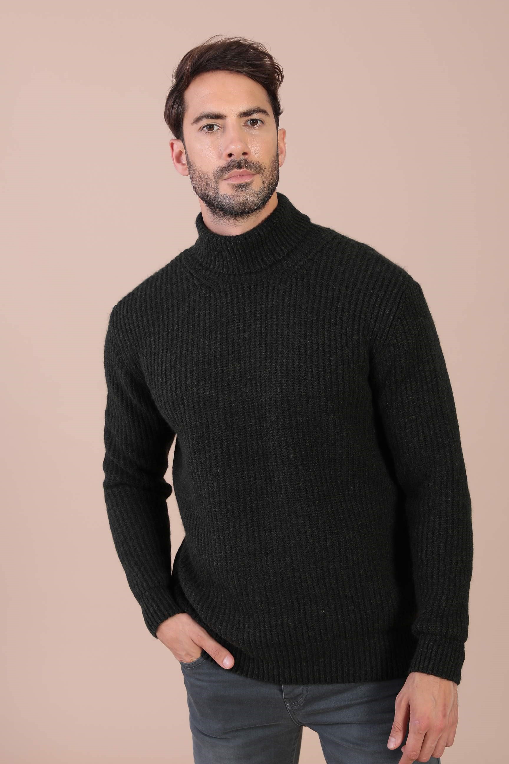 Ferraro Balıkçı Yaka Alpaka Yün Kazak