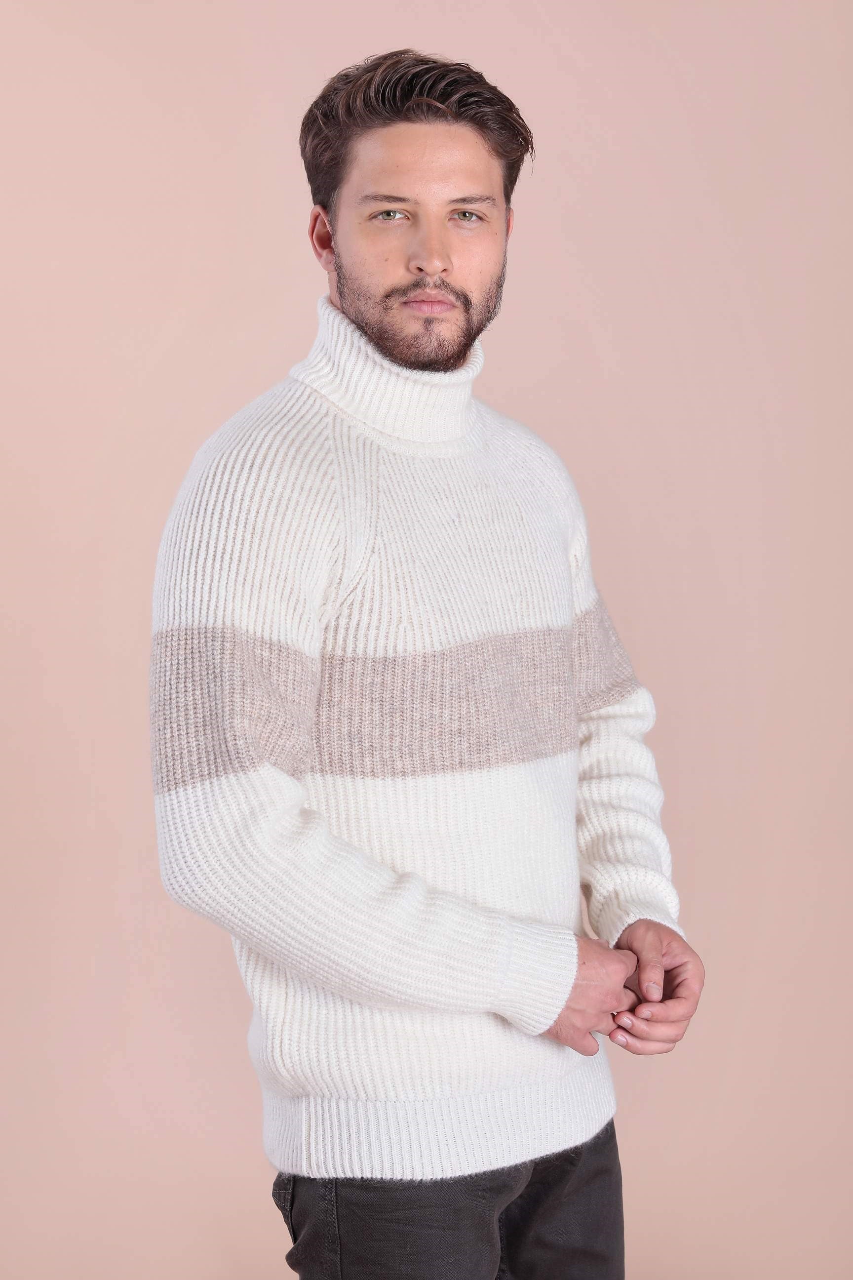 Ferraro Balıkçı Yaka Alpaka Yün Kazak