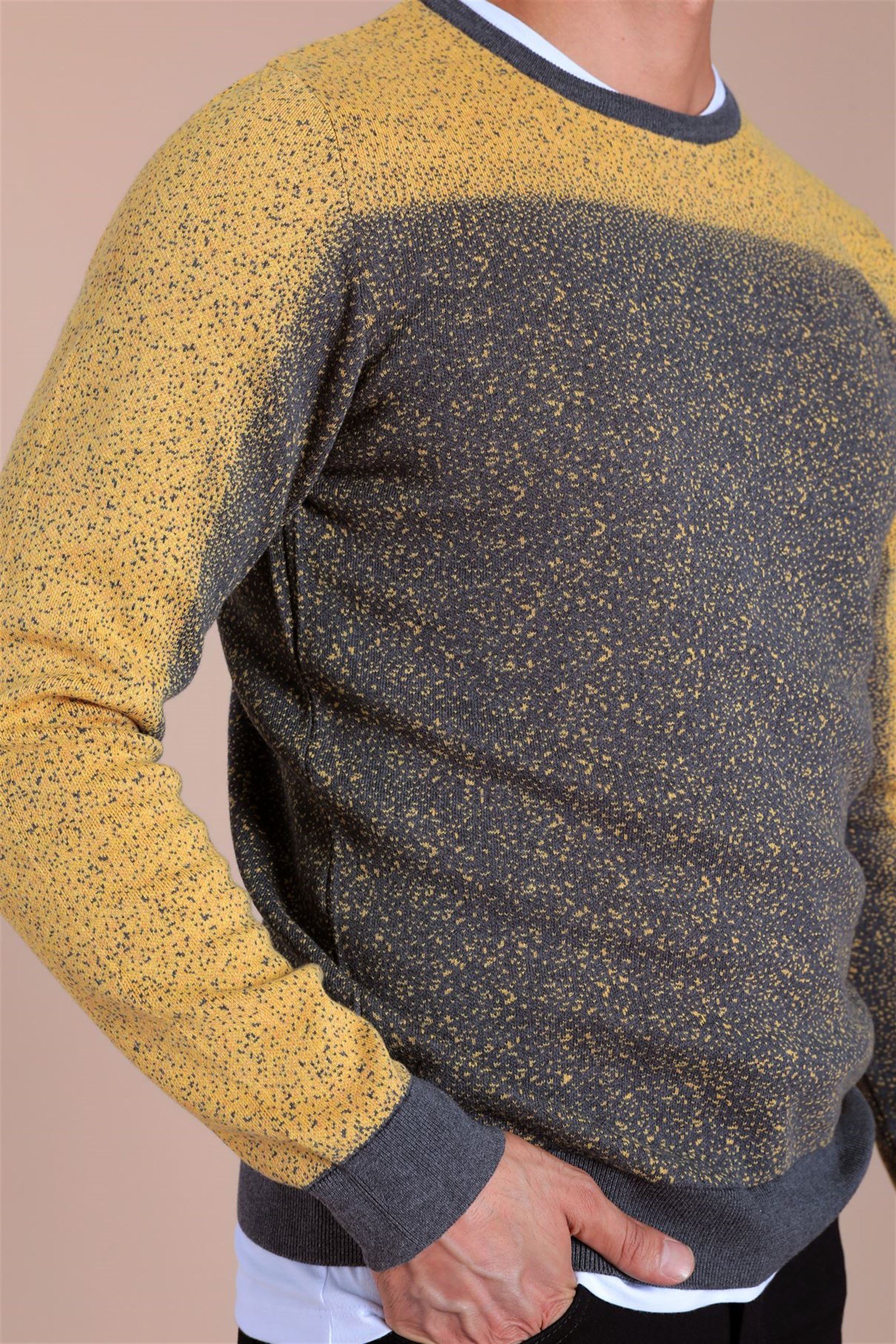 Ferraro Bisiklet Yaka Pamuk İpek Kazak