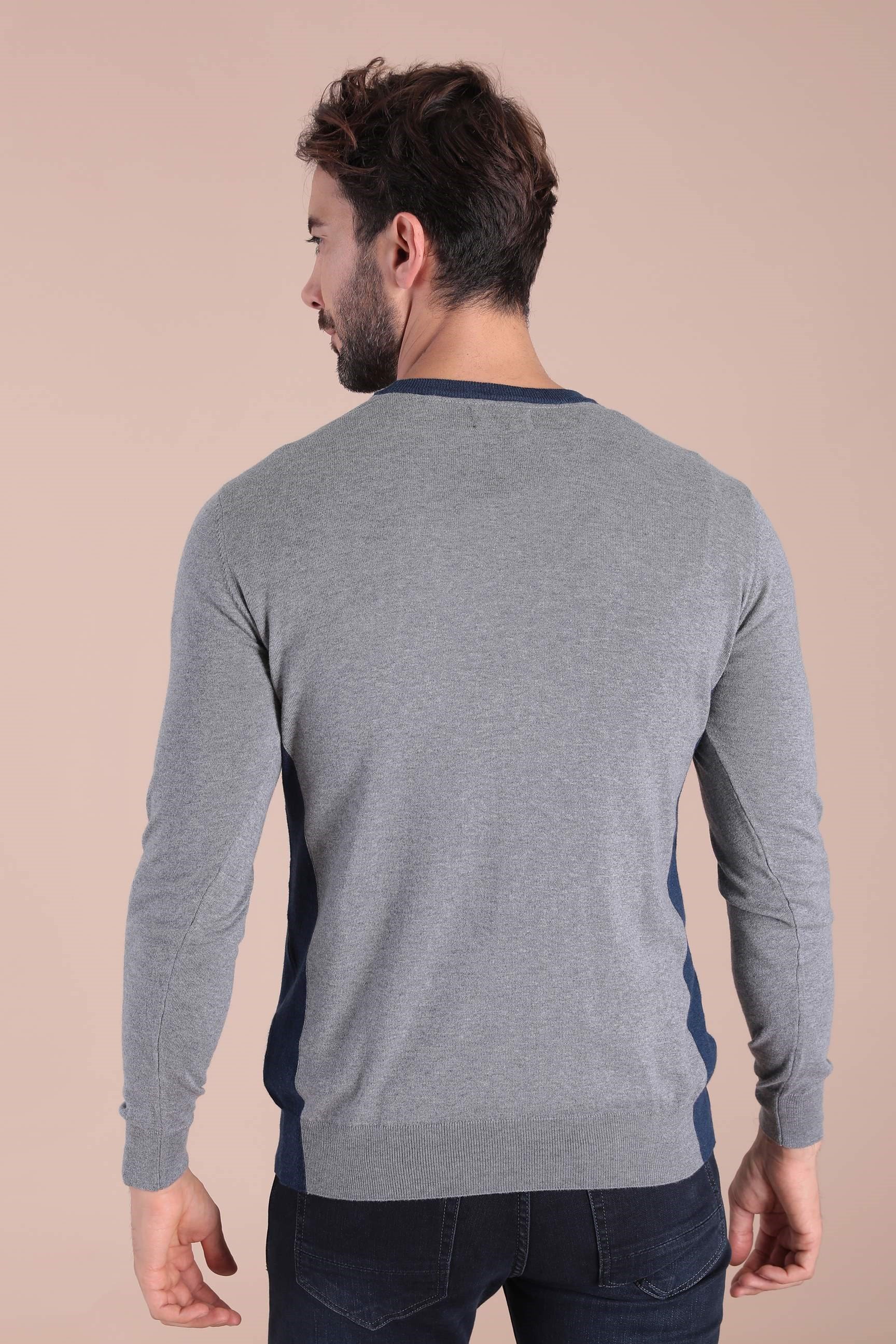 Ferraro Bisiklet Yaka Pamuk İpek Kazak