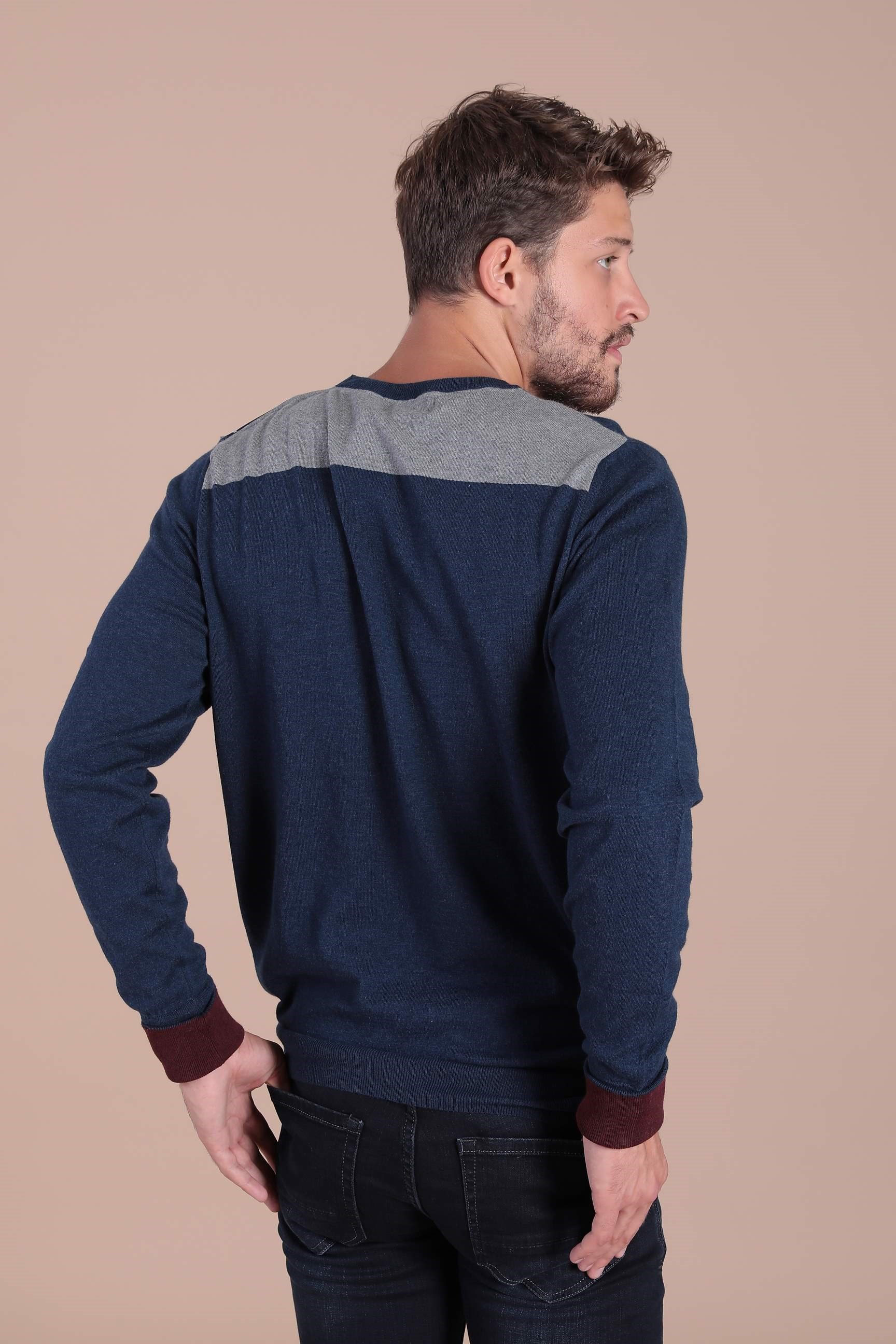 Ferraro Bisiklet Yaka Pamuk İpek Kazak