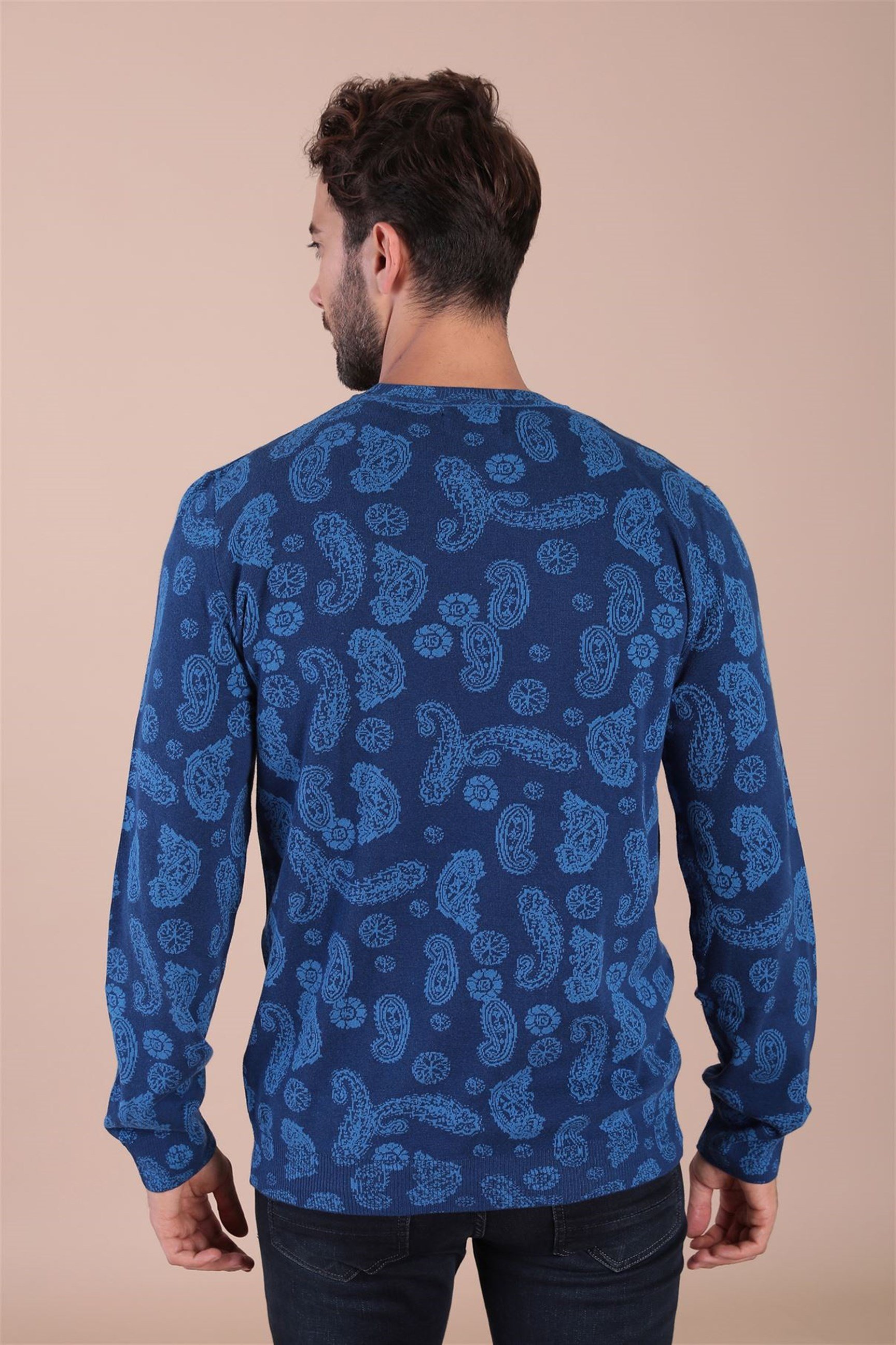 Ferraro Bisiklet Yaka Pamuk İpek Kazak