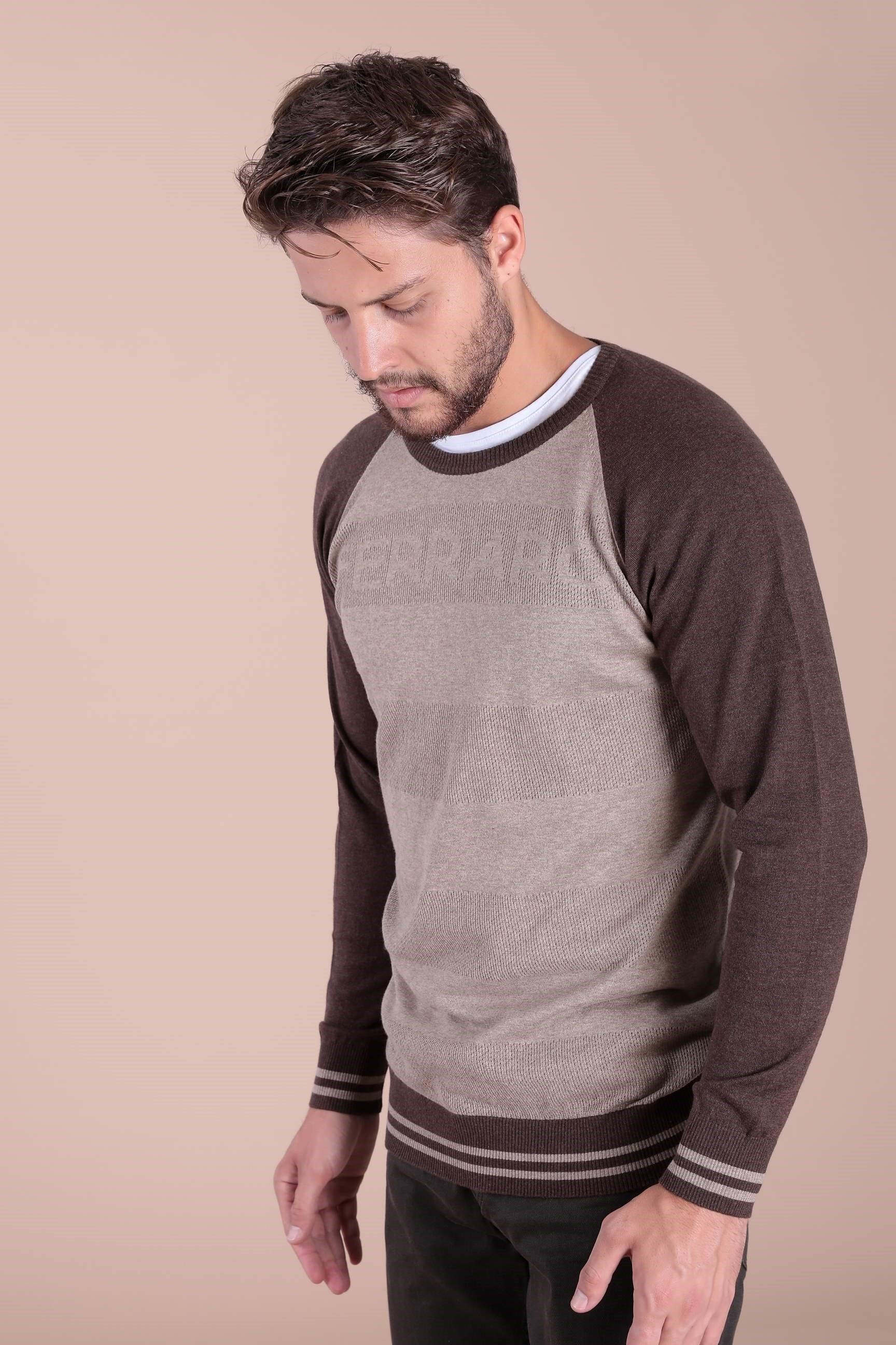 Ferraro Bisiklet Yaka Pamuk İpek Kazak