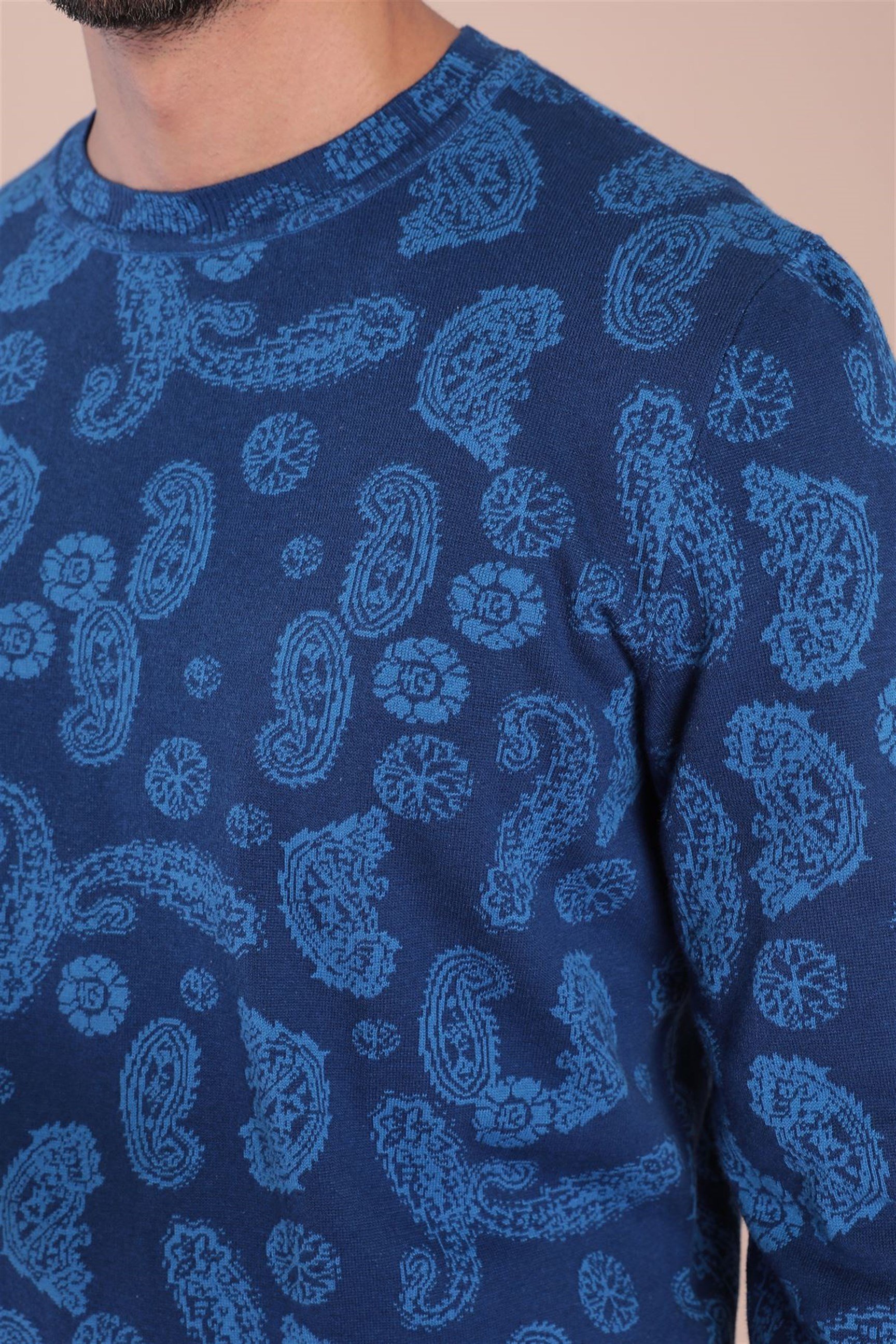 Ferraro Bisiklet Yaka Pamuk İpek Kazak